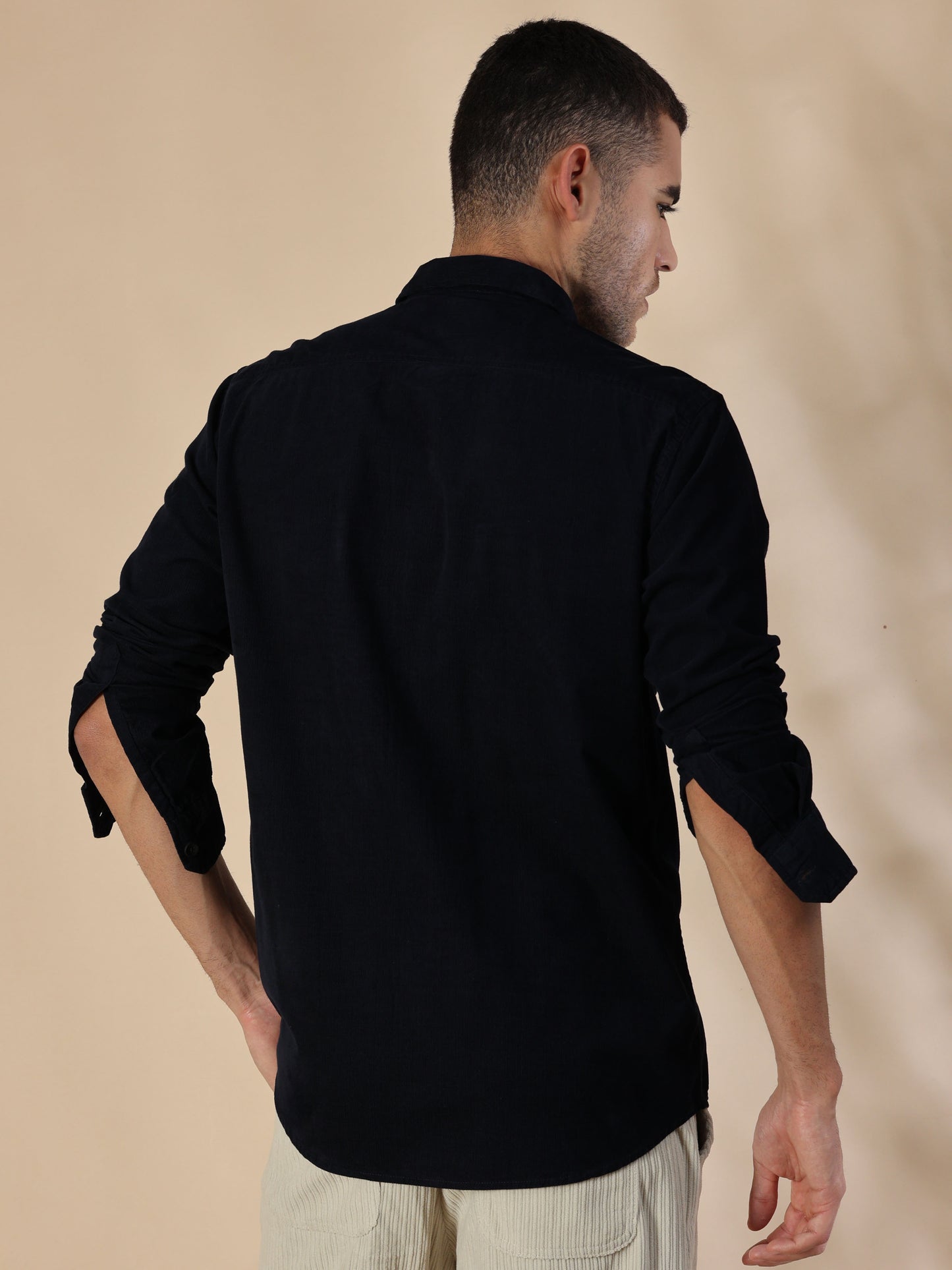 Cordoba Navy Corduroy Shirt