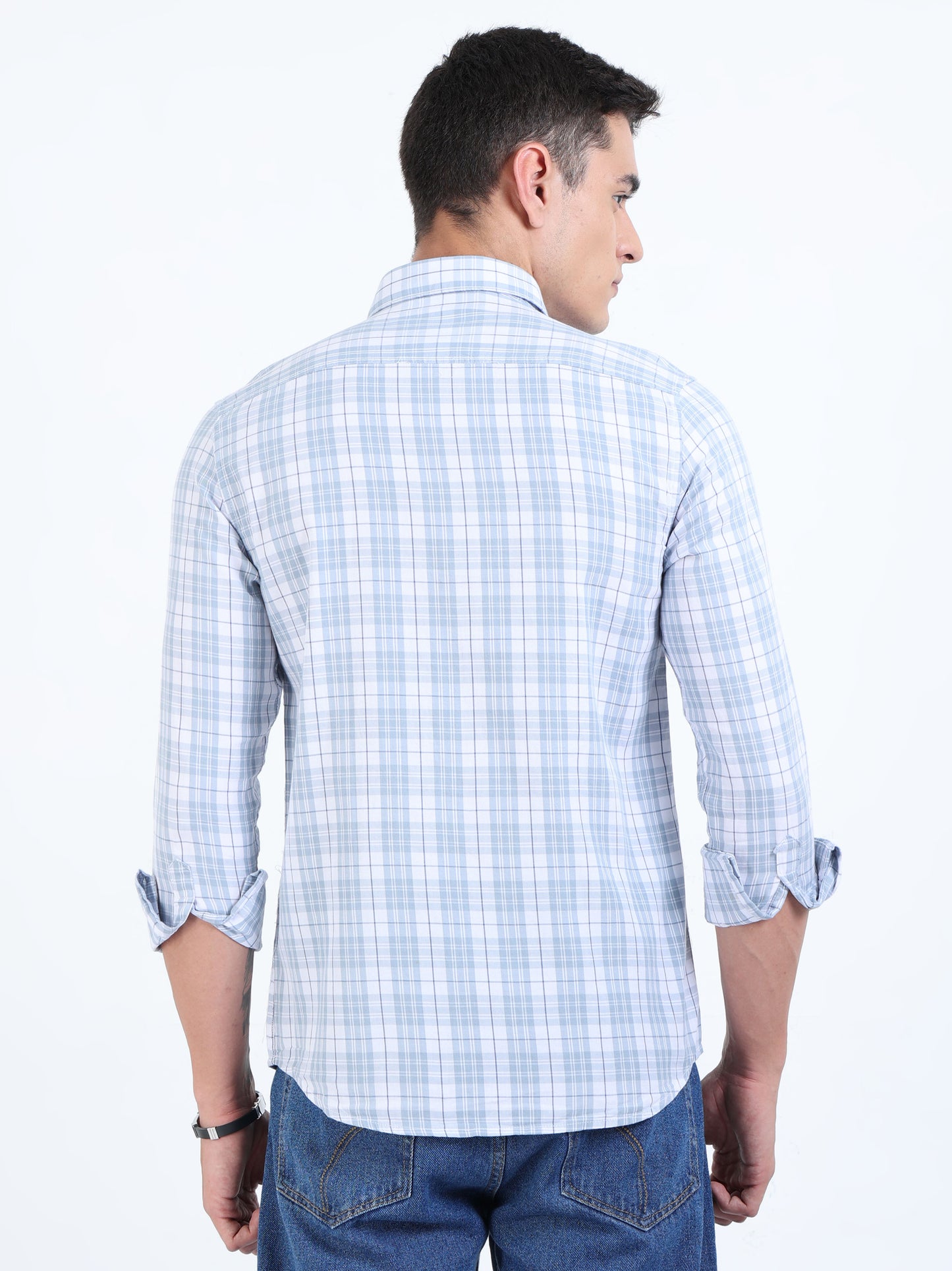 Kobe Snow Drift & Blue Check Shirt