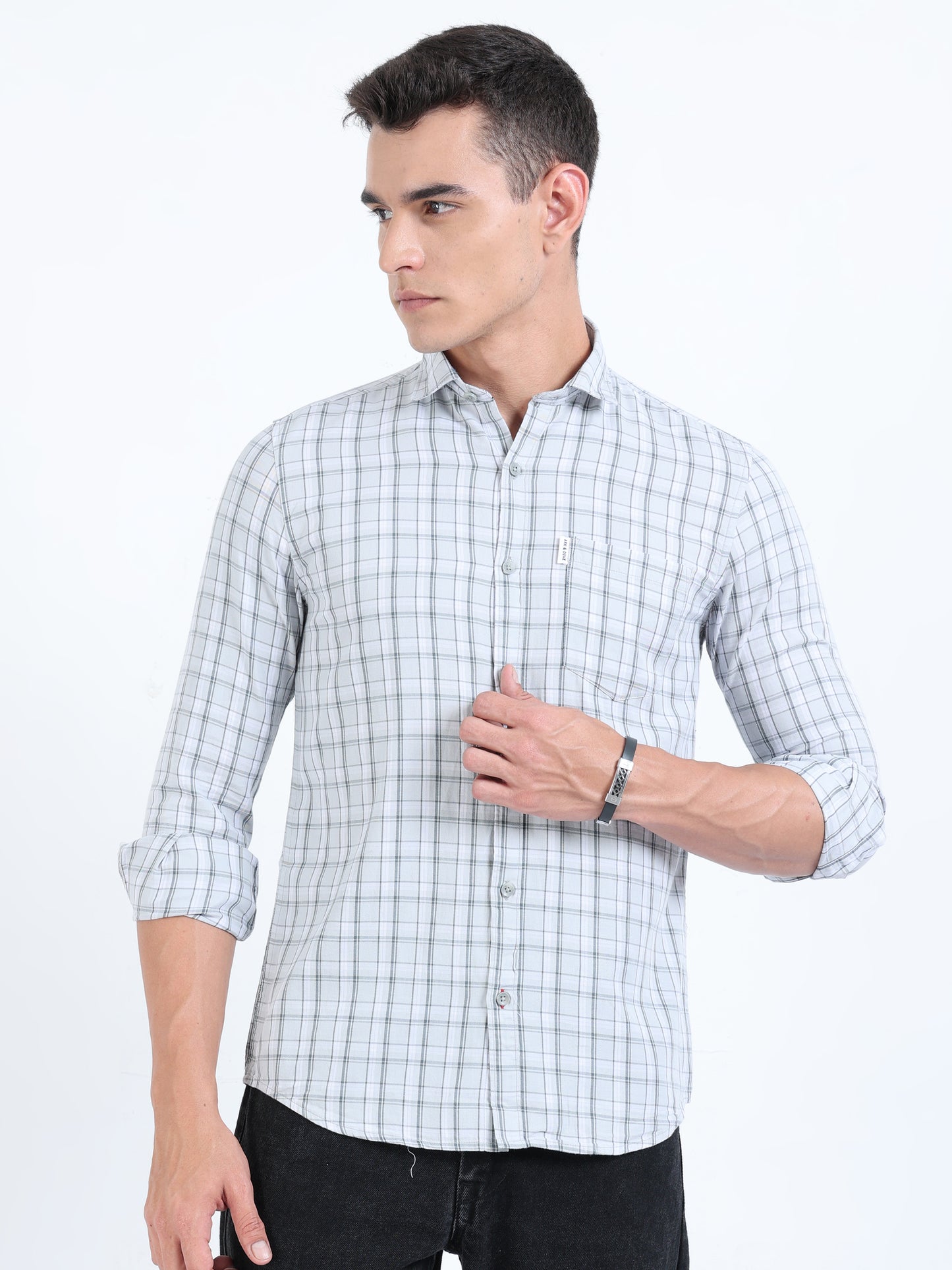 Kobe Titan Blue Check Shirt