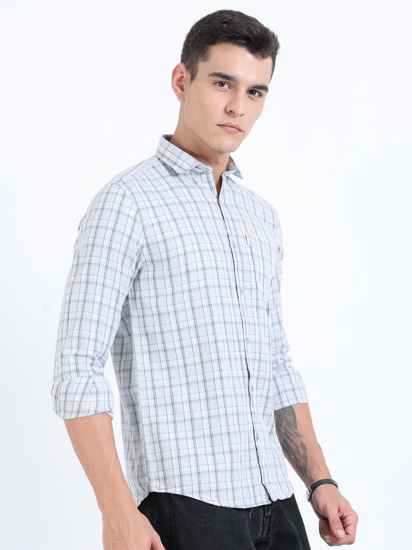 Kobe Titan Blue Check Shirt