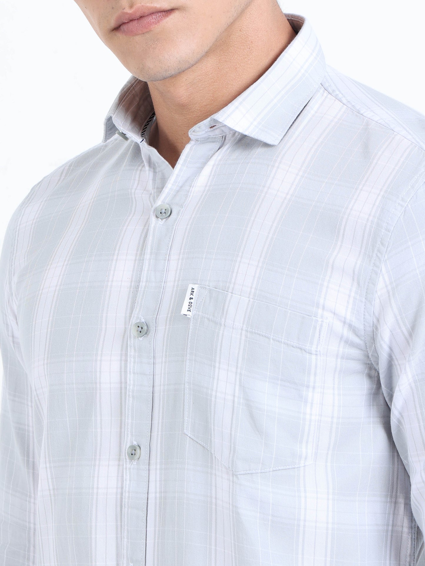 Kobe Pale Blue Lily Check Shirt