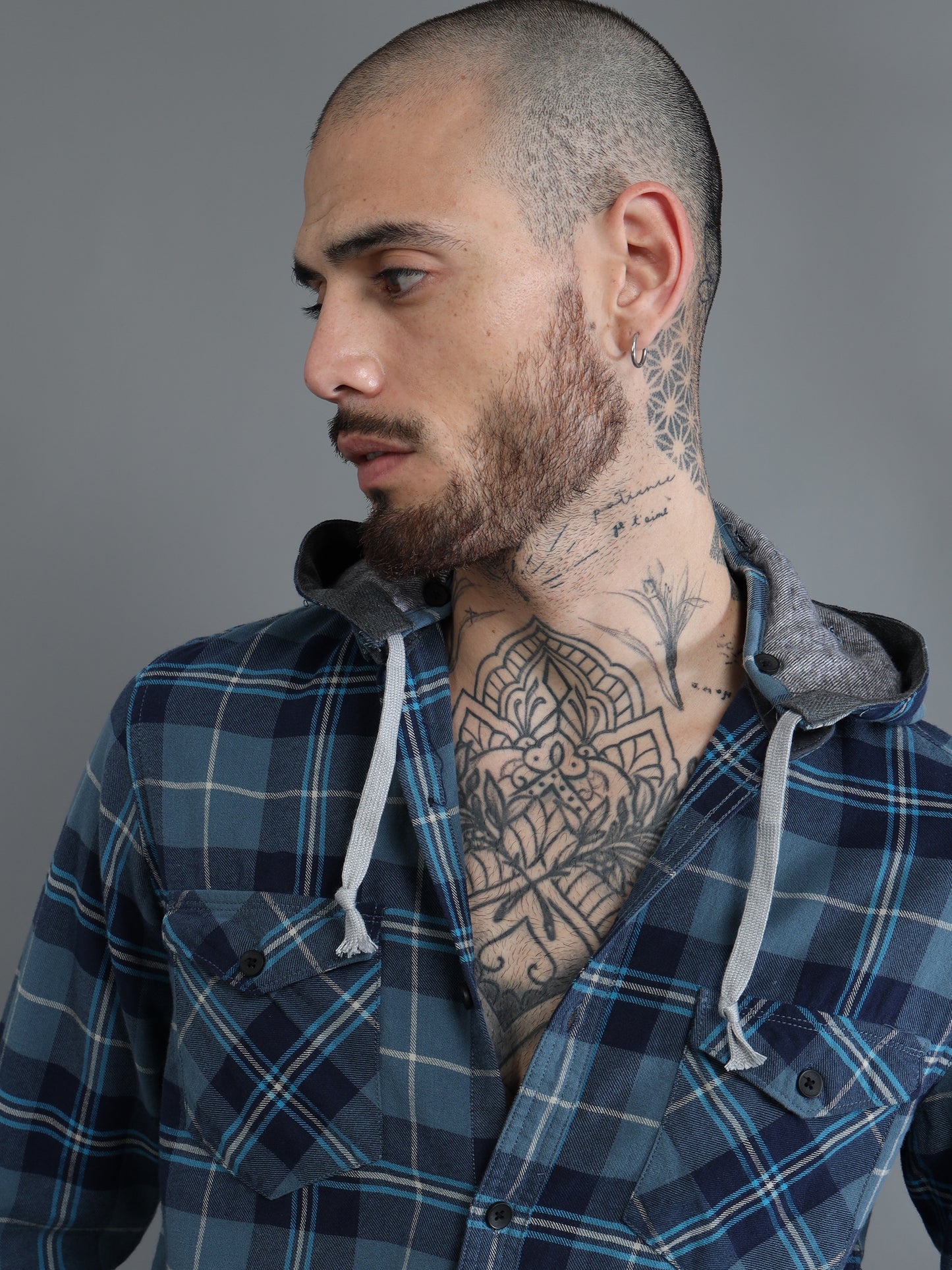 Freetown Blue and Navy Check Shirt