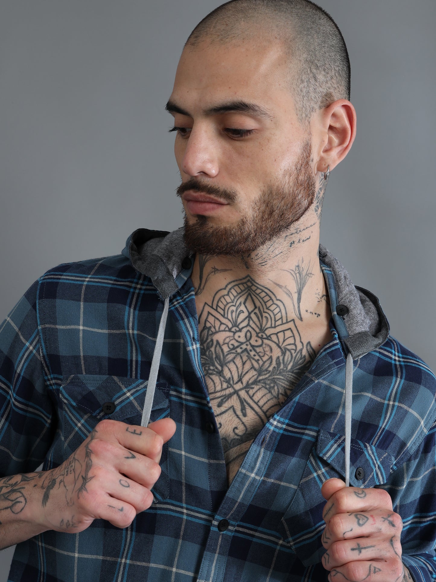 Freetown Blue and Navy Check Shirt