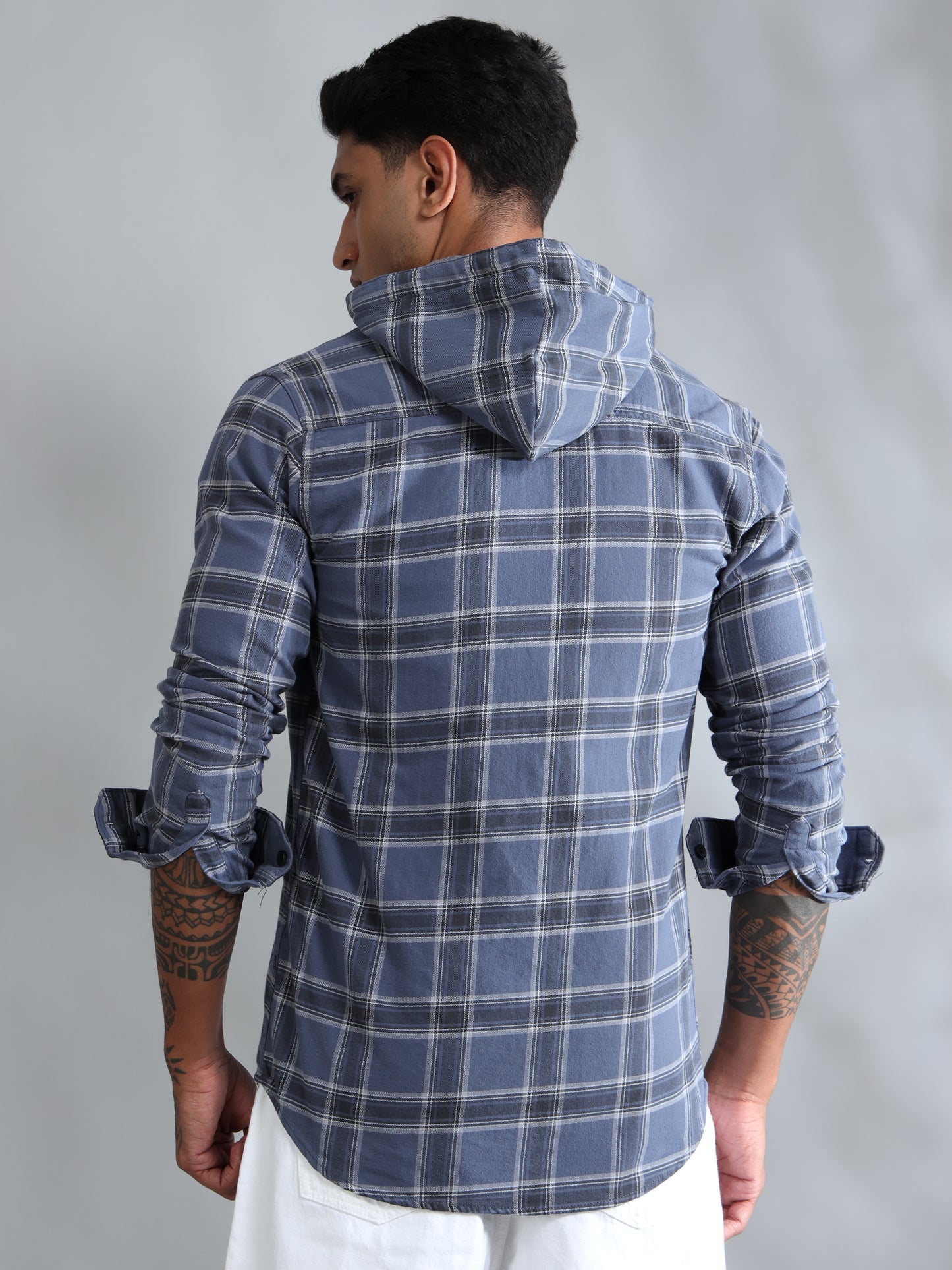 Blue Check Shirt for Men