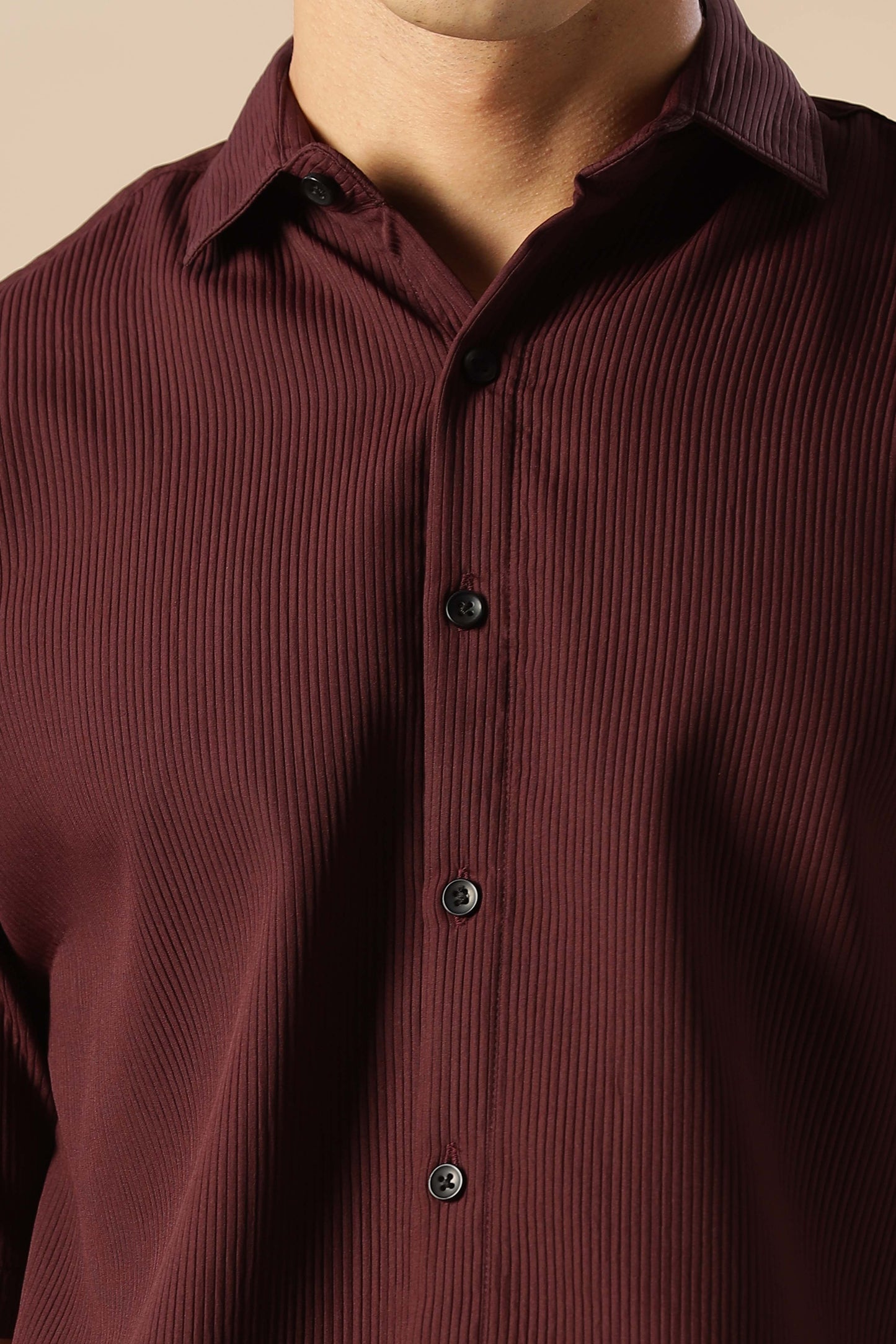Abuja Maroon Co Ord Set for Men