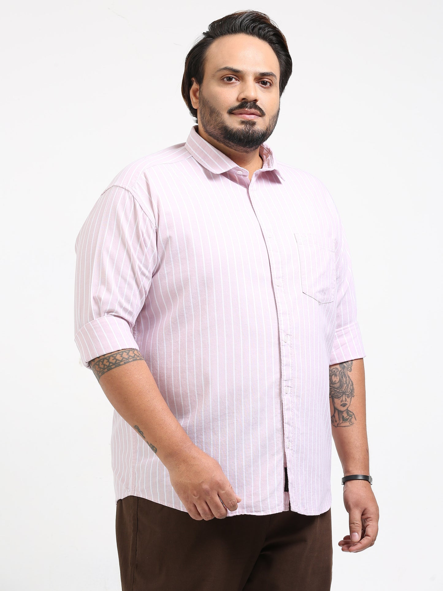 Gandia Pink stripe shirt