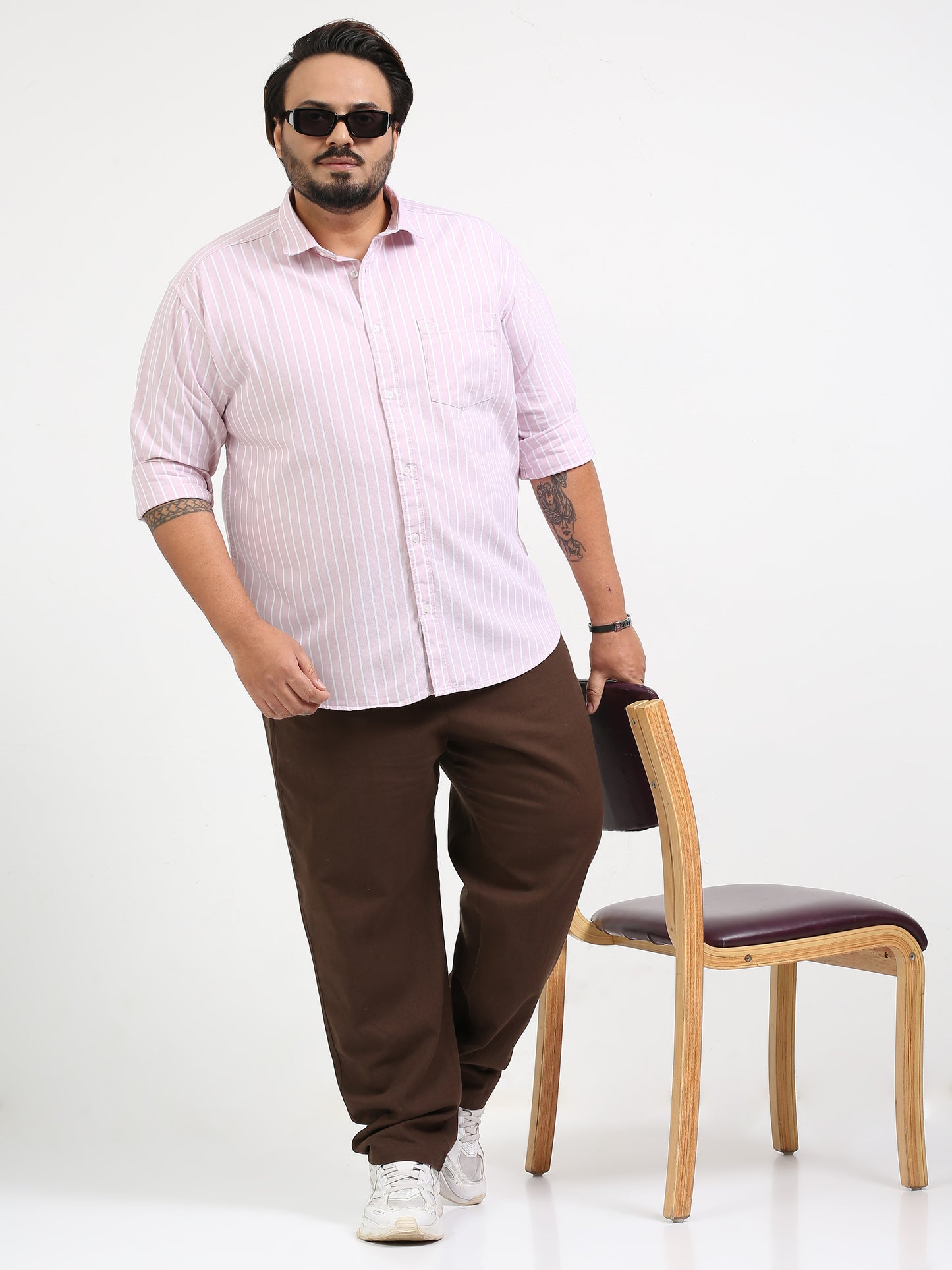 Gandia Pink stripe shirt
