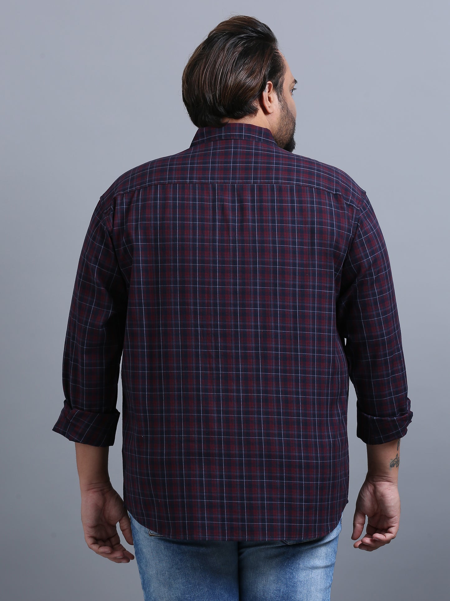 Luxembourg Wine Berry Checks Shirt