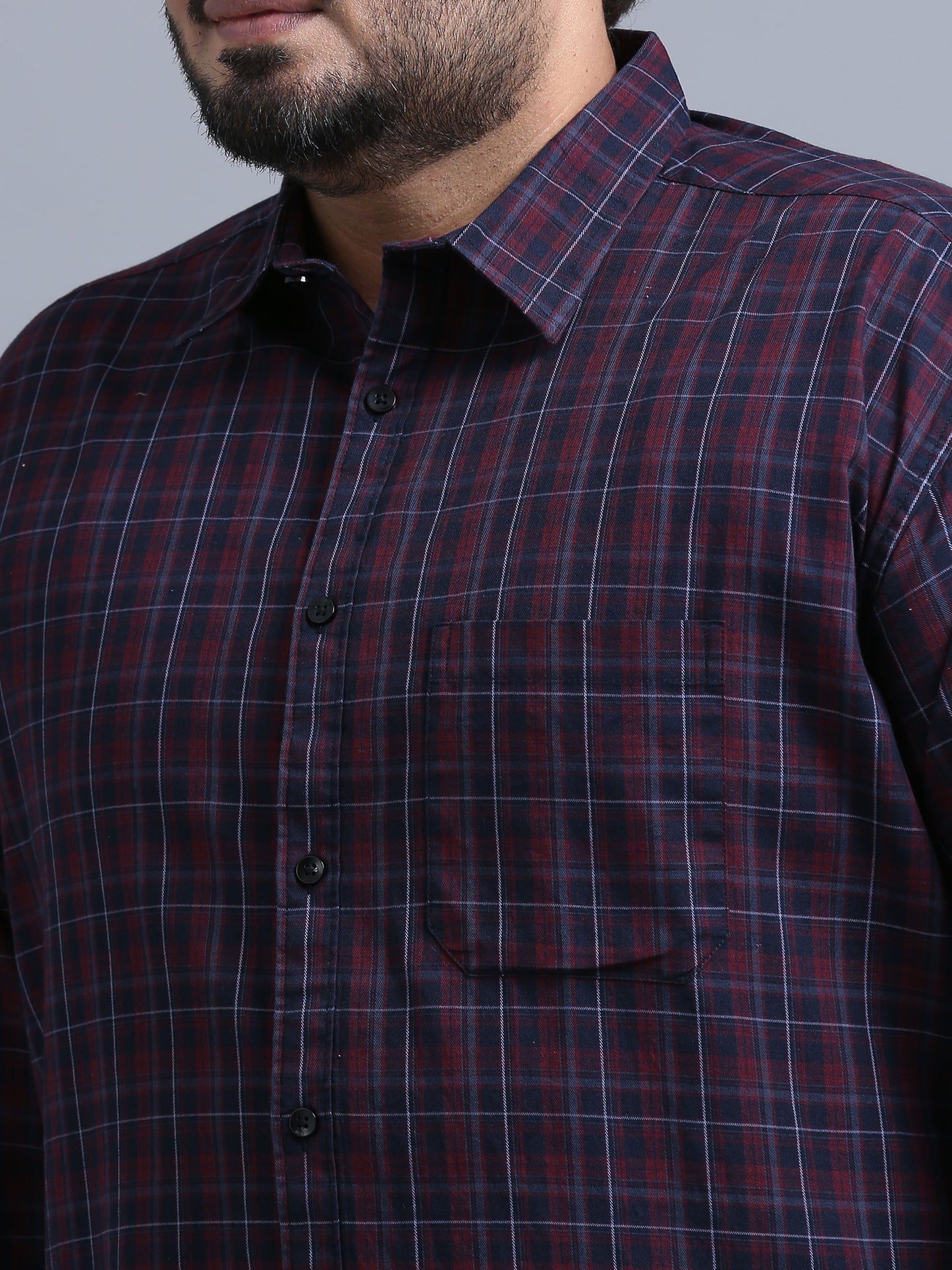 Luxembourg Wine Berry Checks Shirt