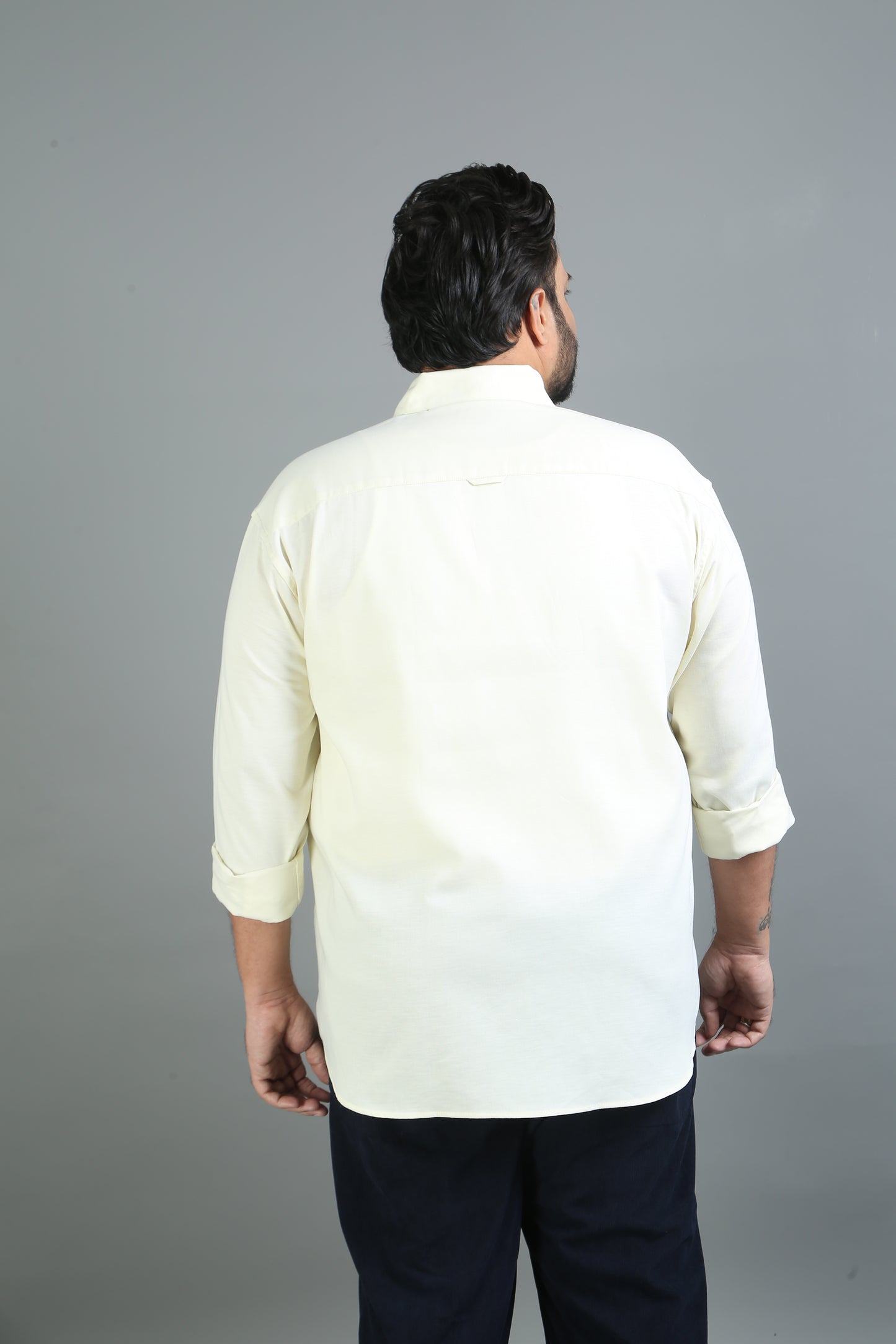 France Mint Plus Size Solid Shirt