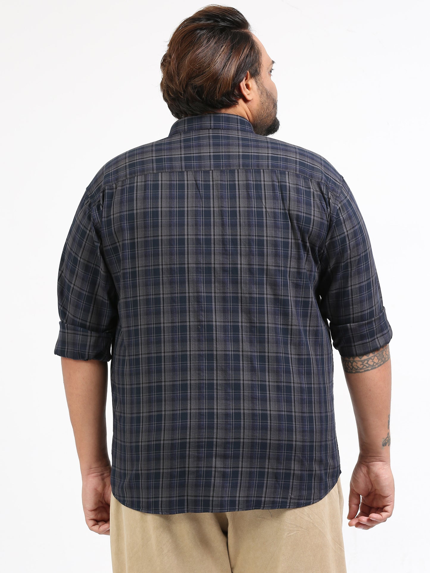 Franciscoo Ship Grey Check Shirts
