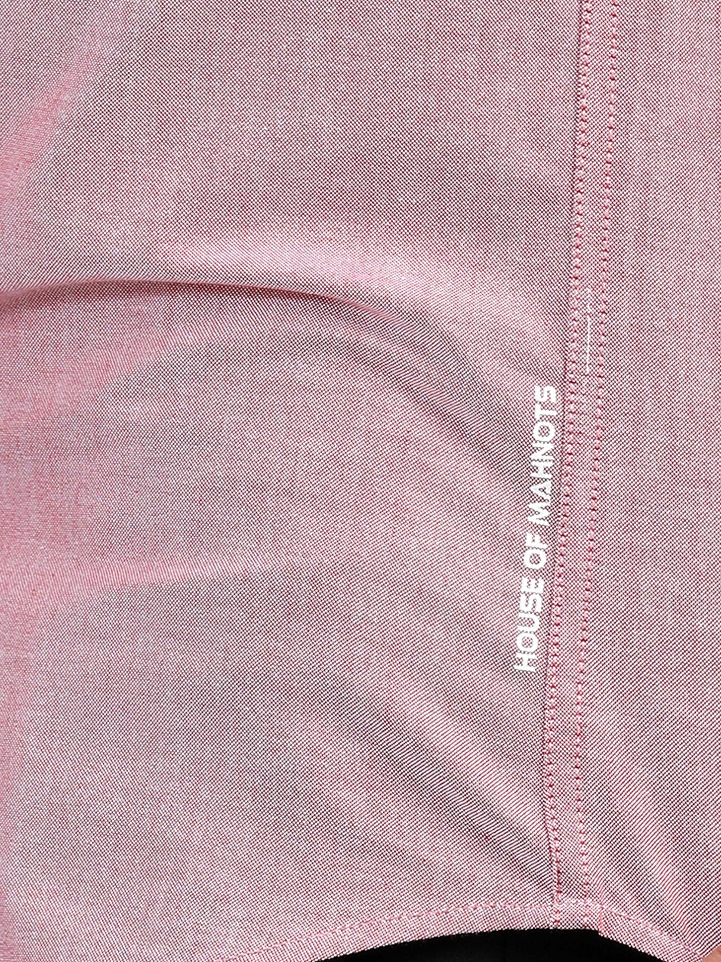 France Pastel Pink Statement Solid Shirt