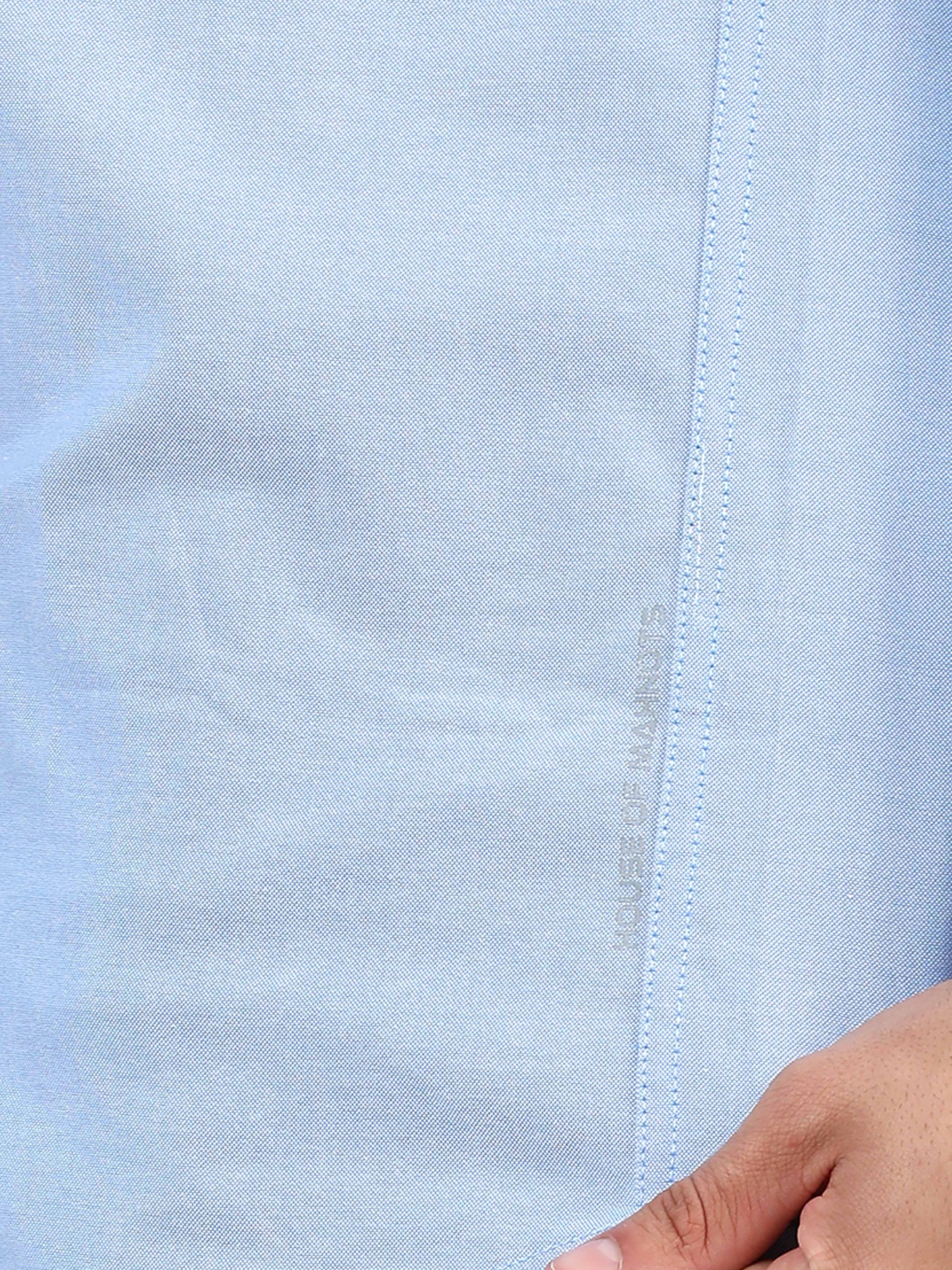 France Tropical blue Statement Solid Shirt