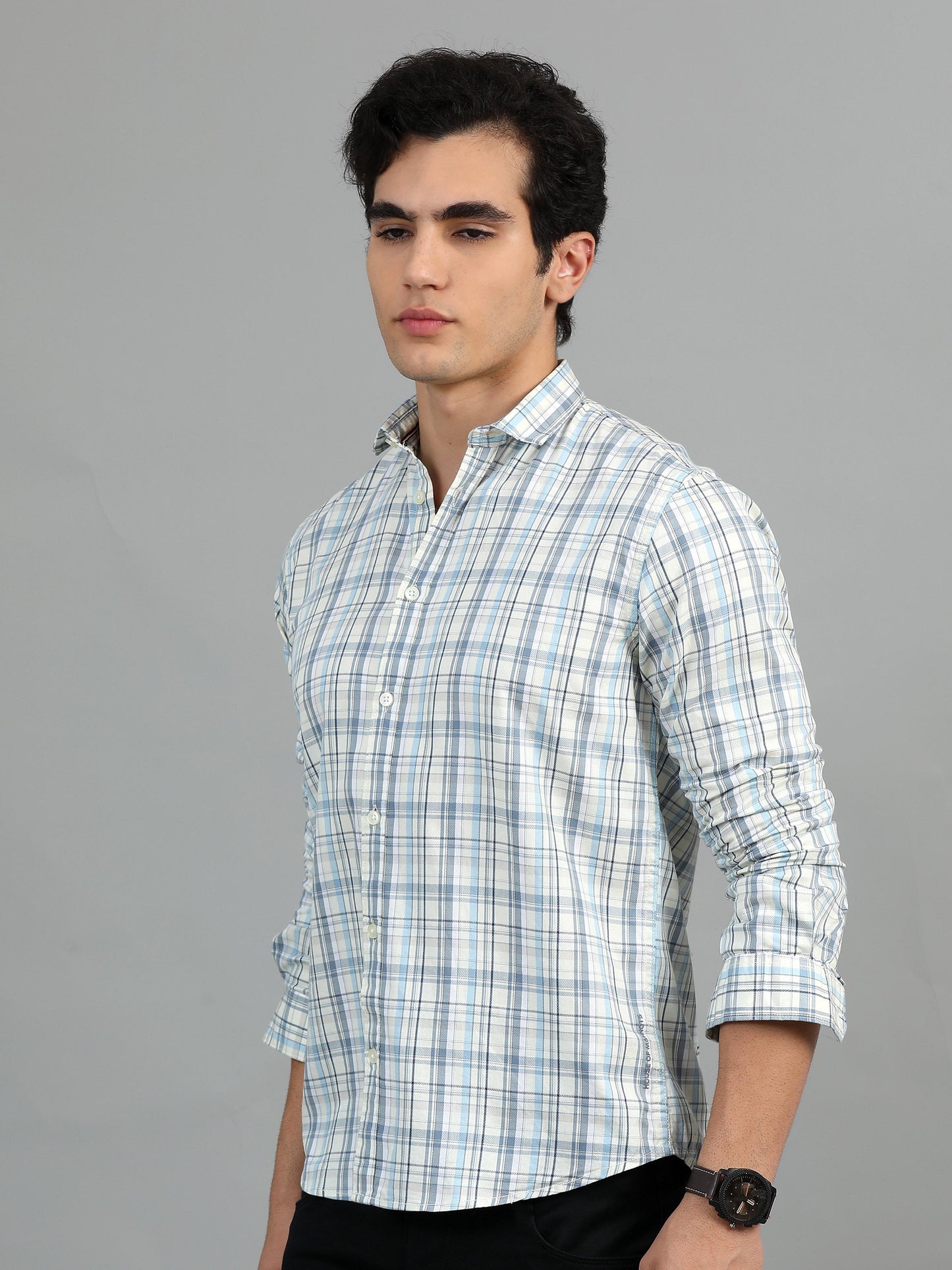 Darwin Snow drift Timeless Check shirt