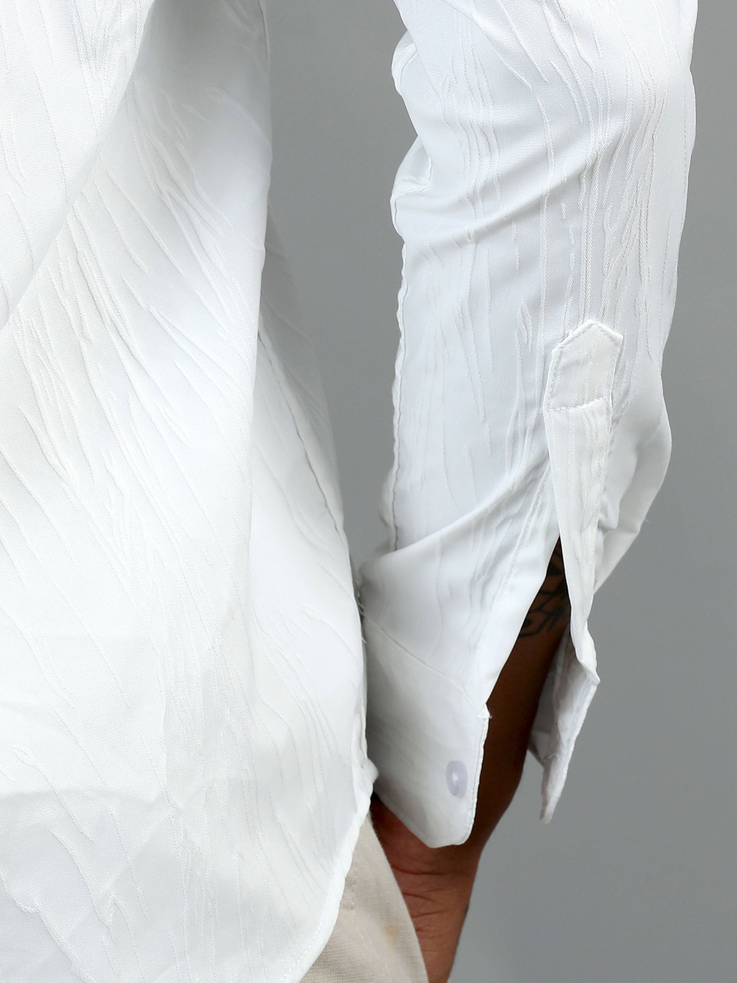 Hull White Textured Shirt