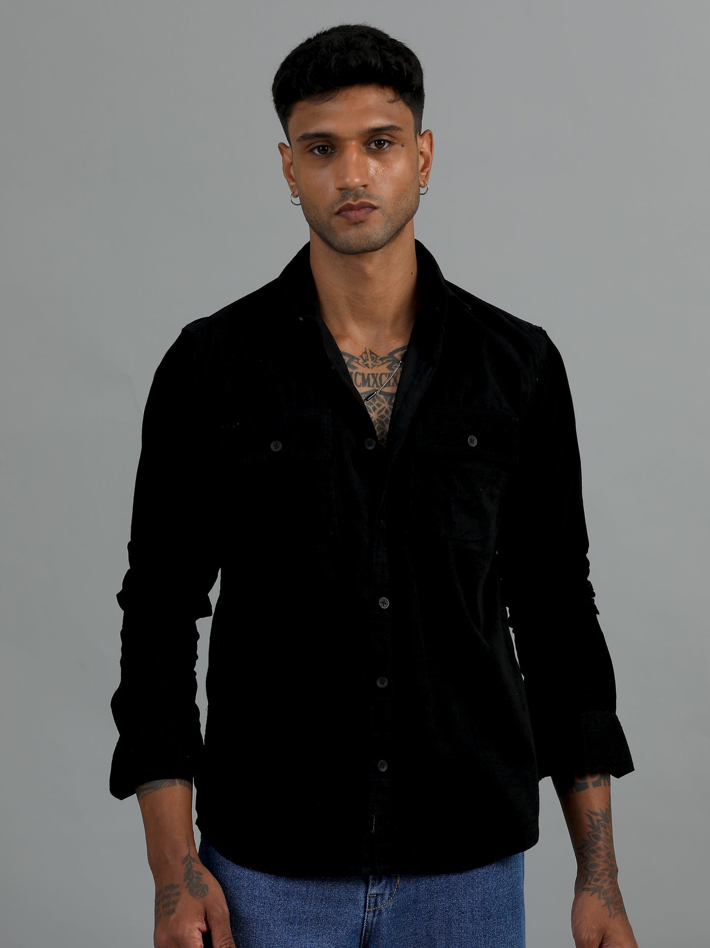 Vancouver Premium Cotton Corduroy Double Pocket Shirt