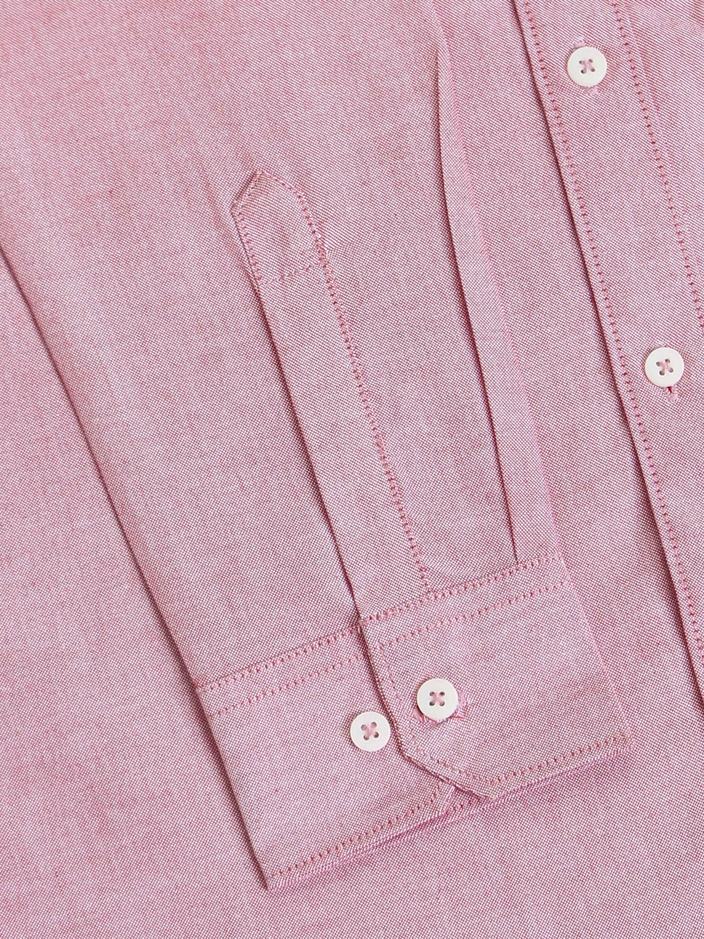 France Pastel Pink Statement Solid Shirt