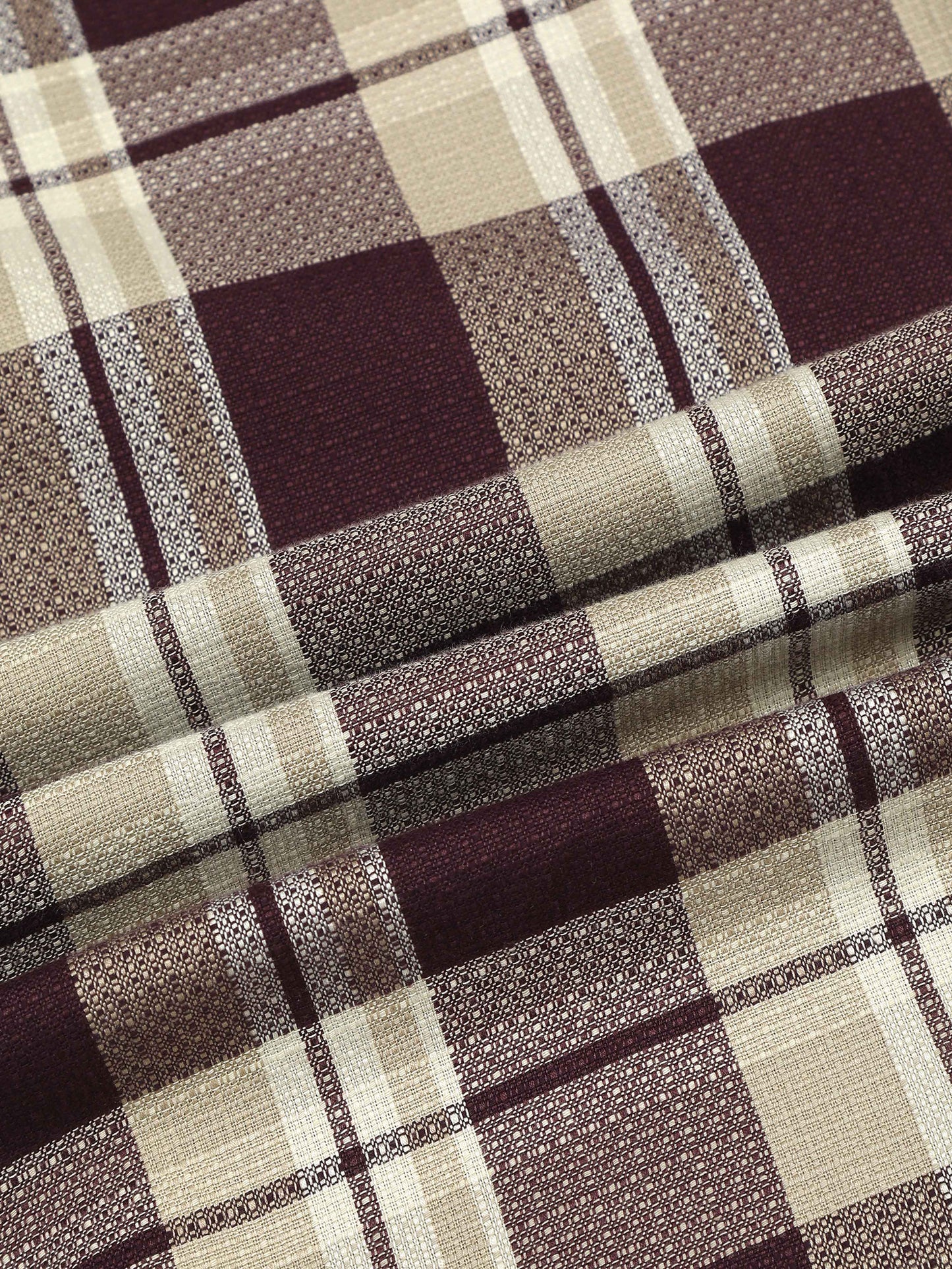Aleppo Brown & Cream Checks Shirt