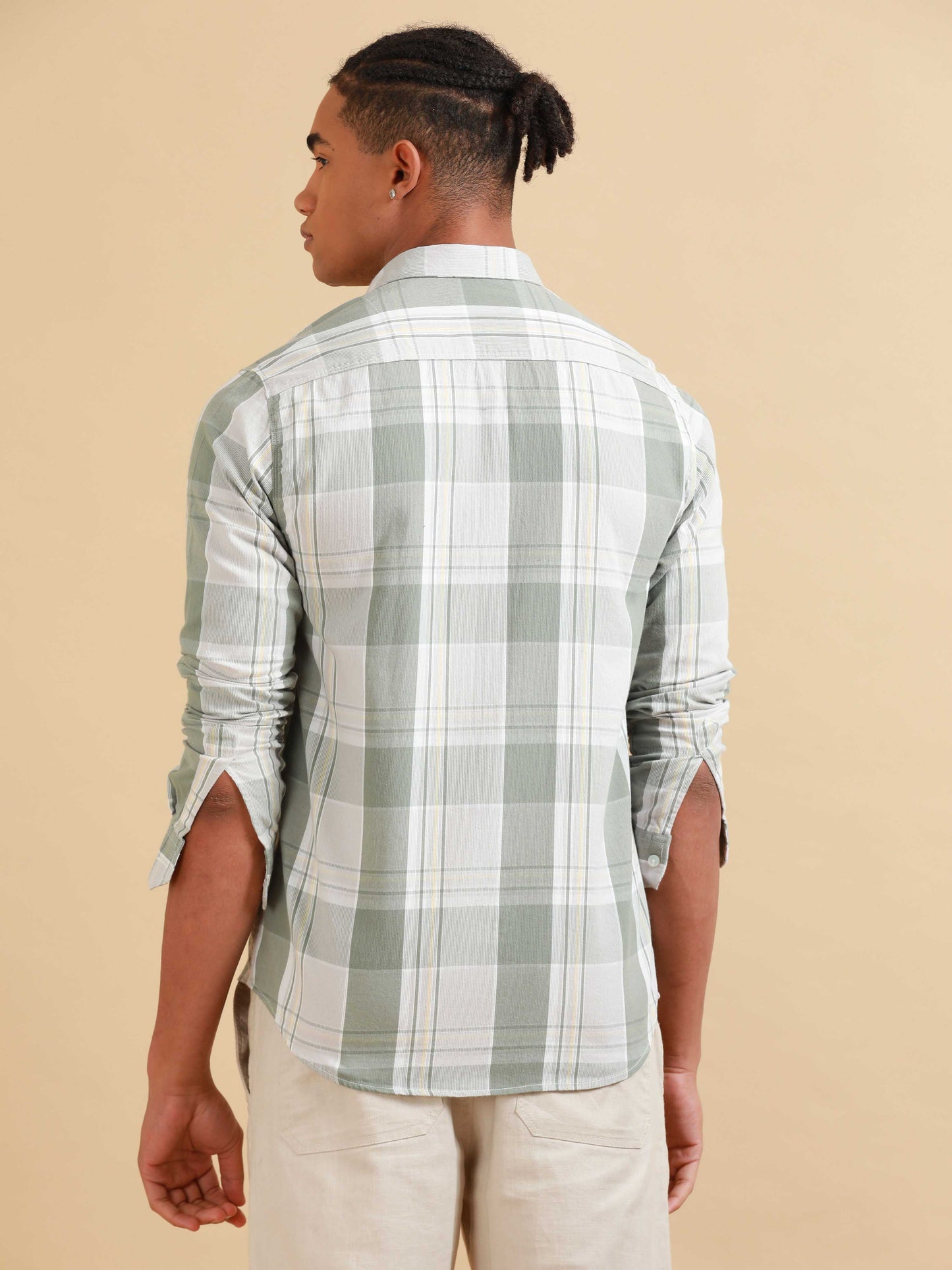 Phoenix Pista Green & White Check Shirt