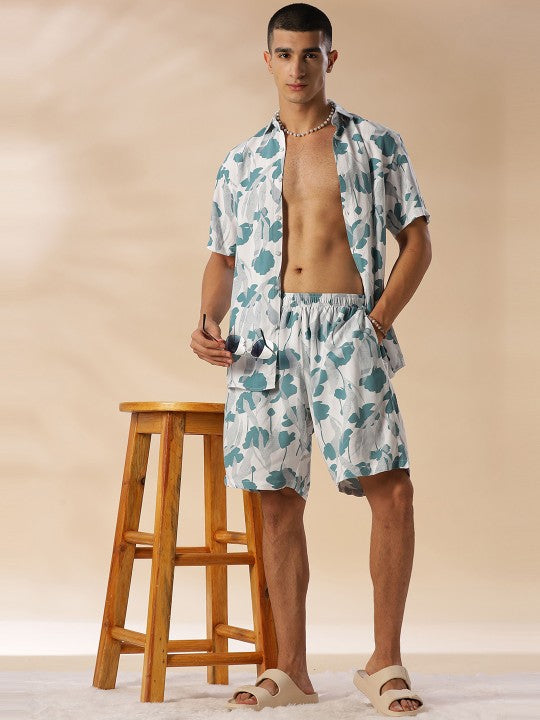 Argentina Marble Blue Co-Ord Set