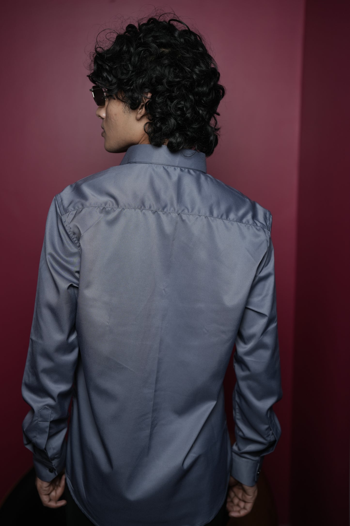 Oslo Grey Printed shirt