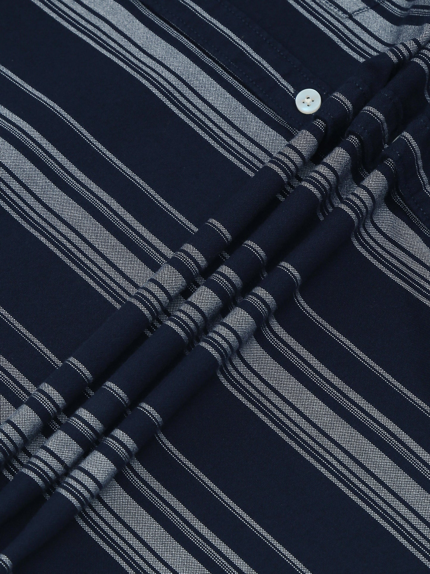 Gandia Navy Plus Size Stripes Shirt