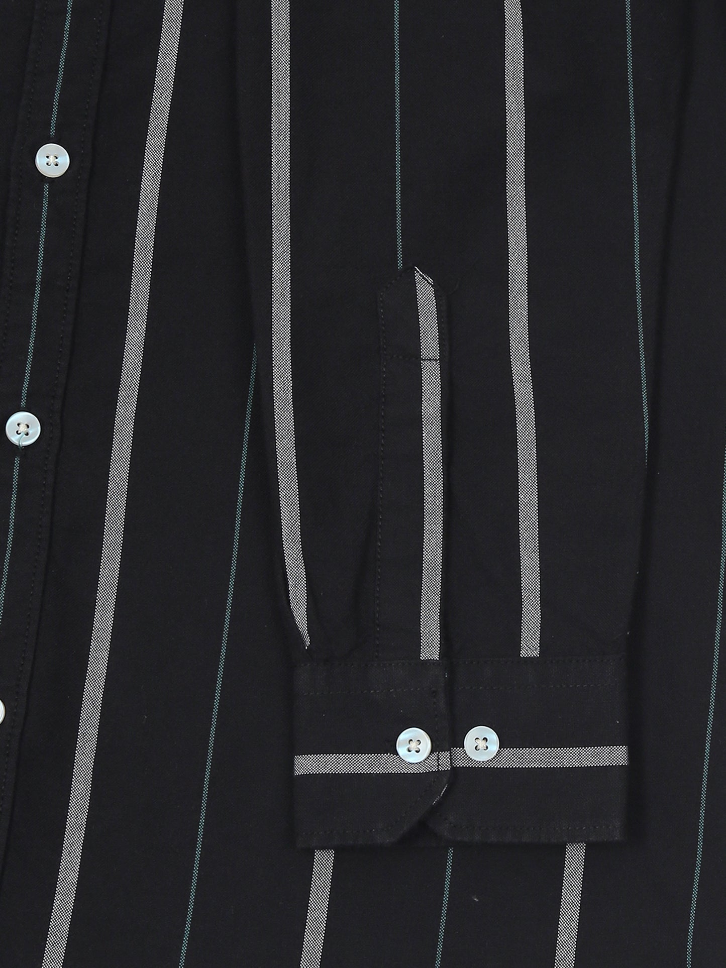 Gandia Dark Navy Plus Size Stripes Shirt