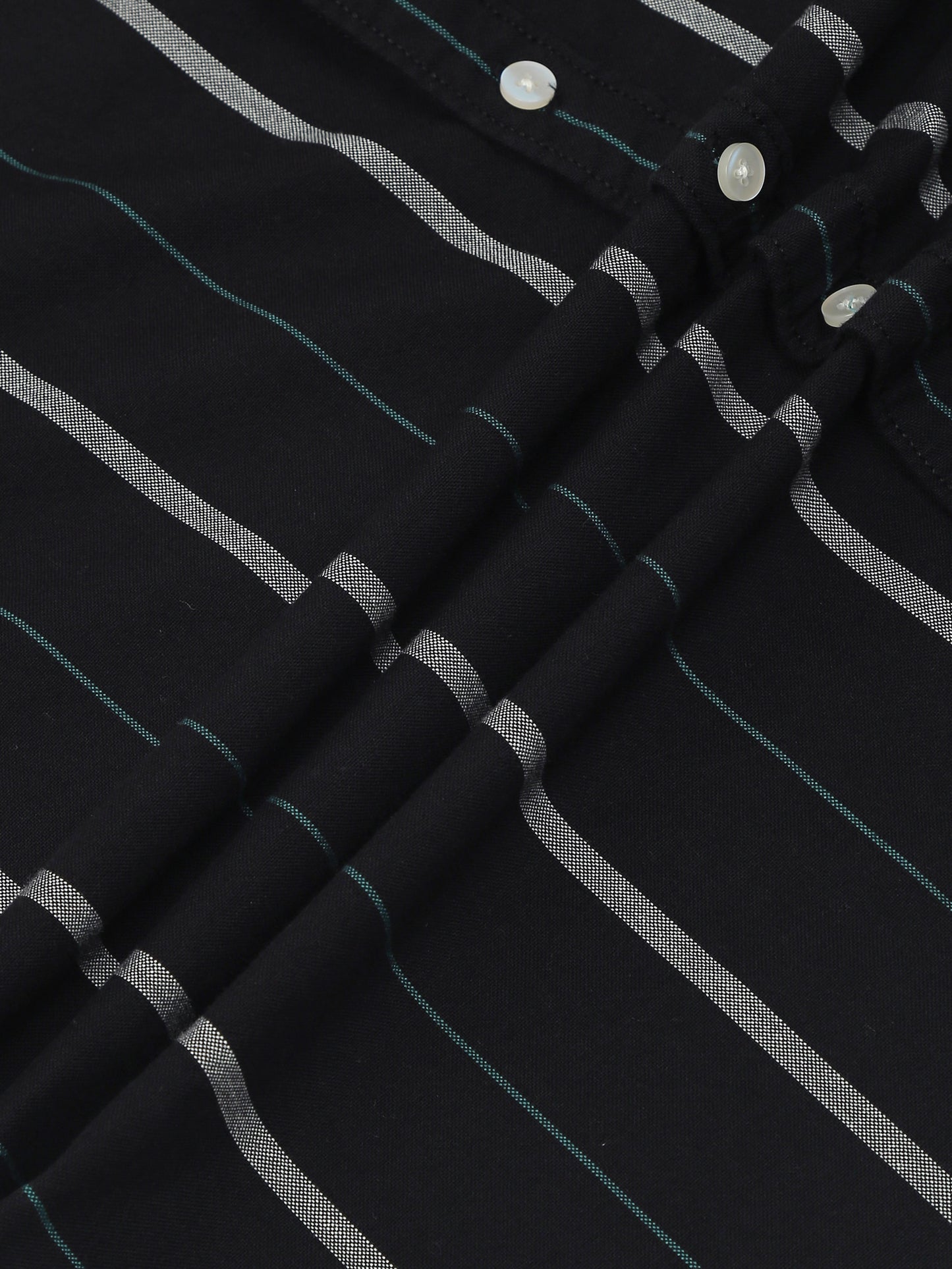 Gandia Dark Navy Plus Size Stripes Shirt