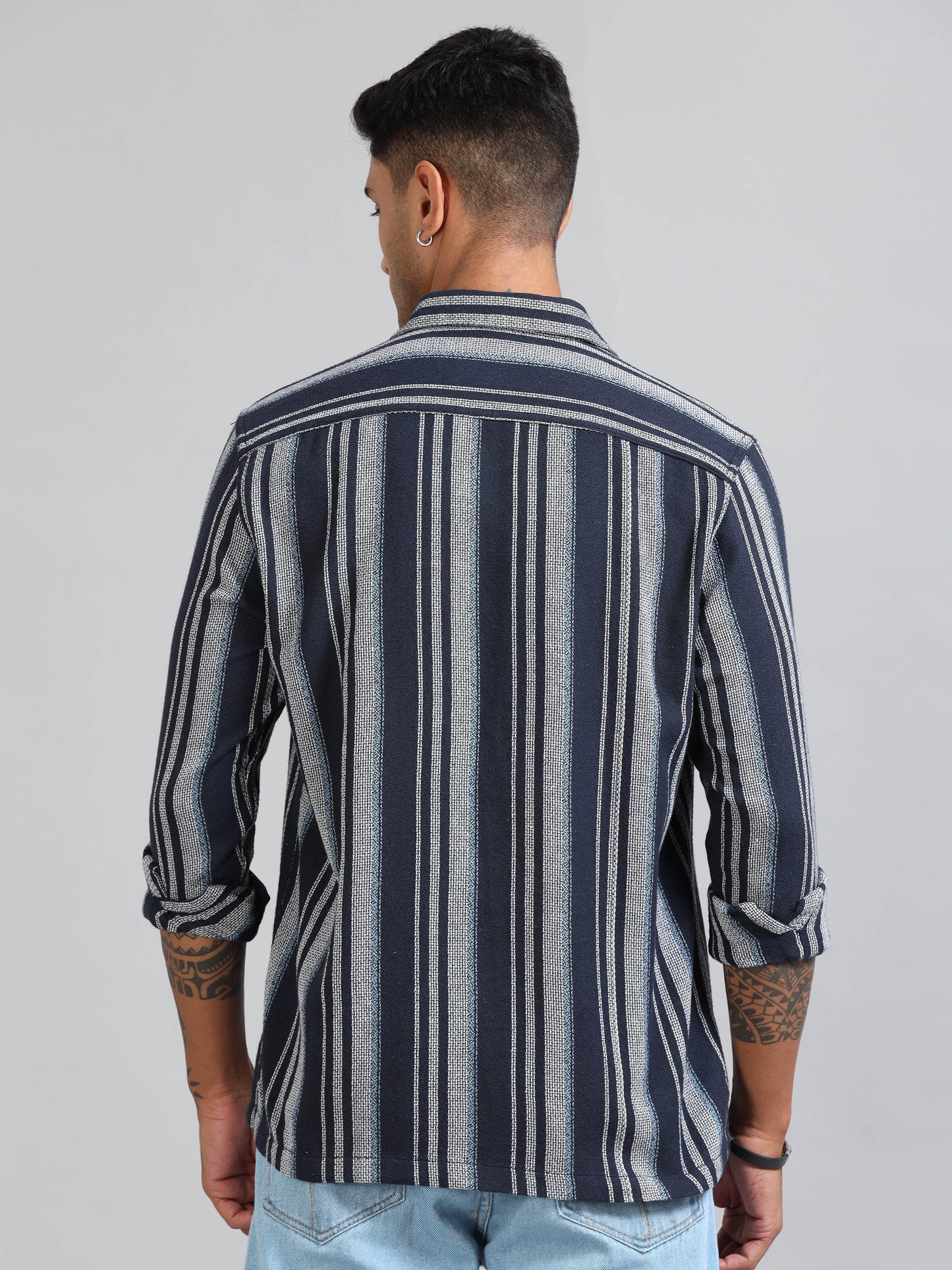 Michigan Ink Winter Dobby Stripe Shirt