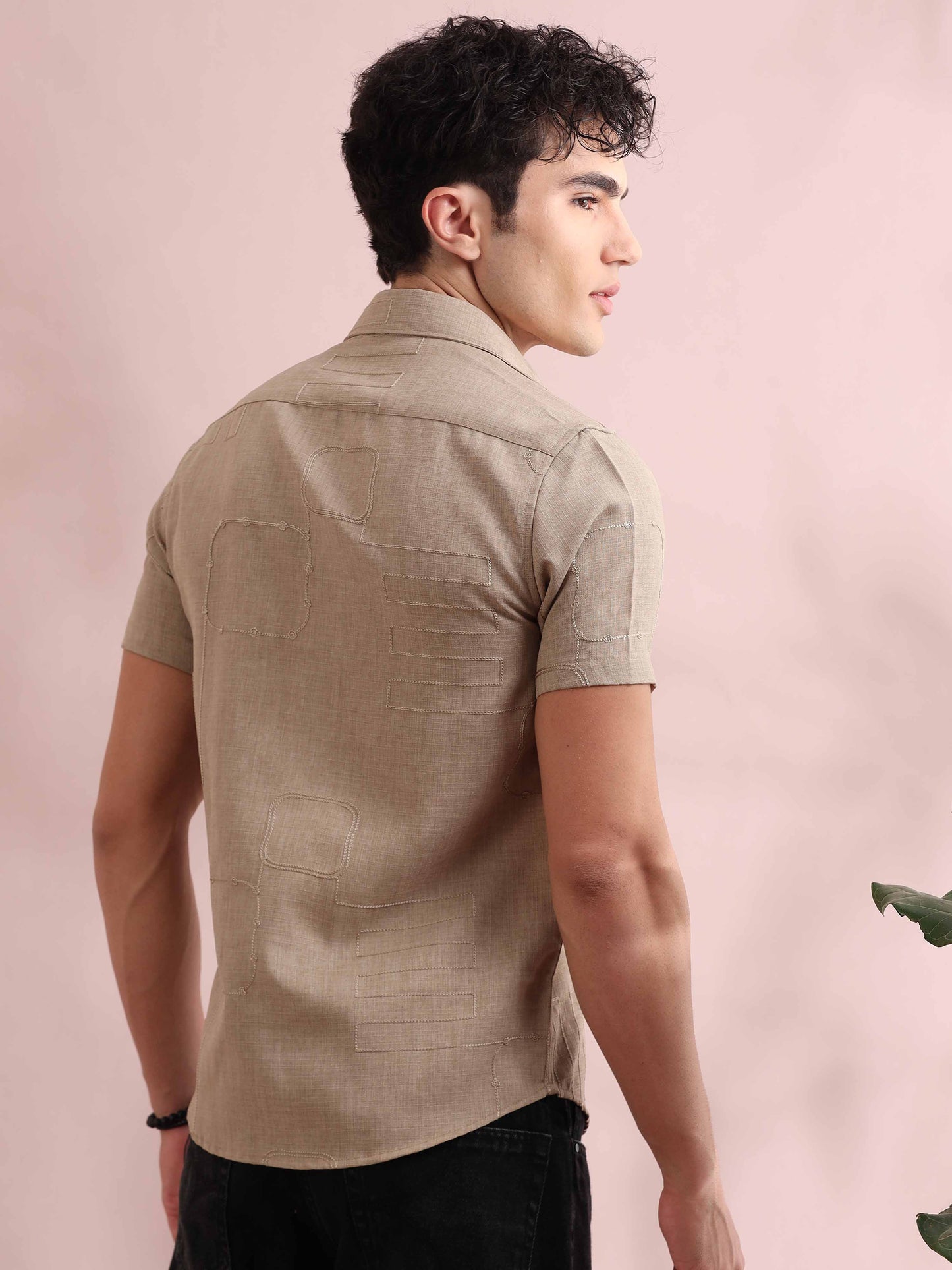 Bismarck Swiss Coffee Solid Shirt