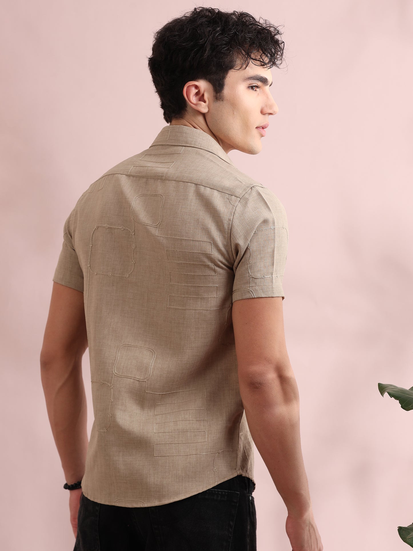 Bismarck Swiss Coffee Solid Shirt