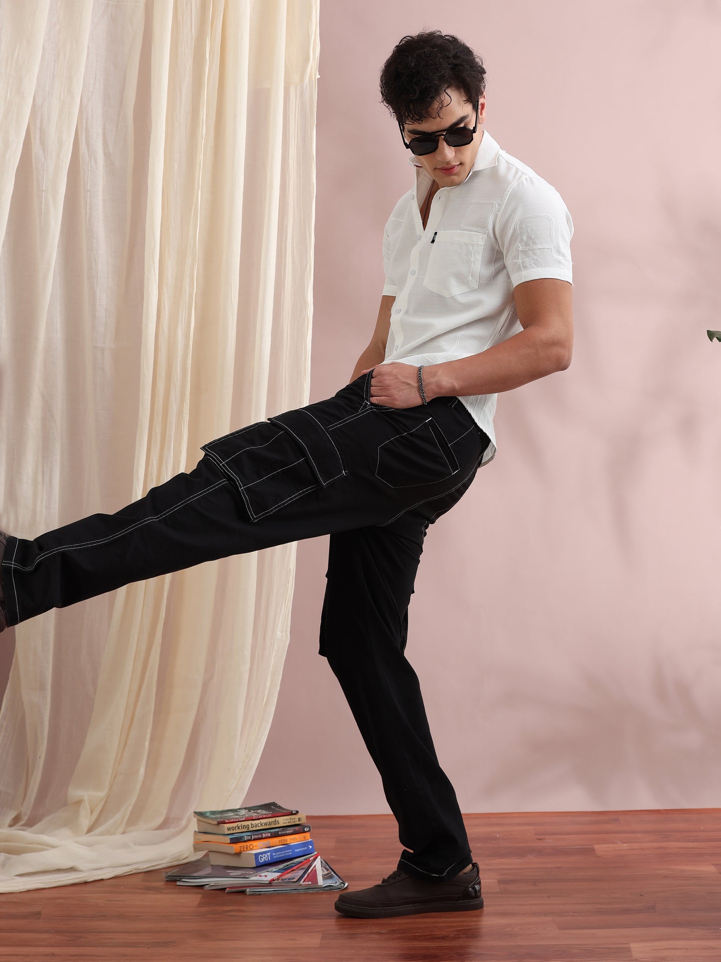 Bismarck White Solid Shirt