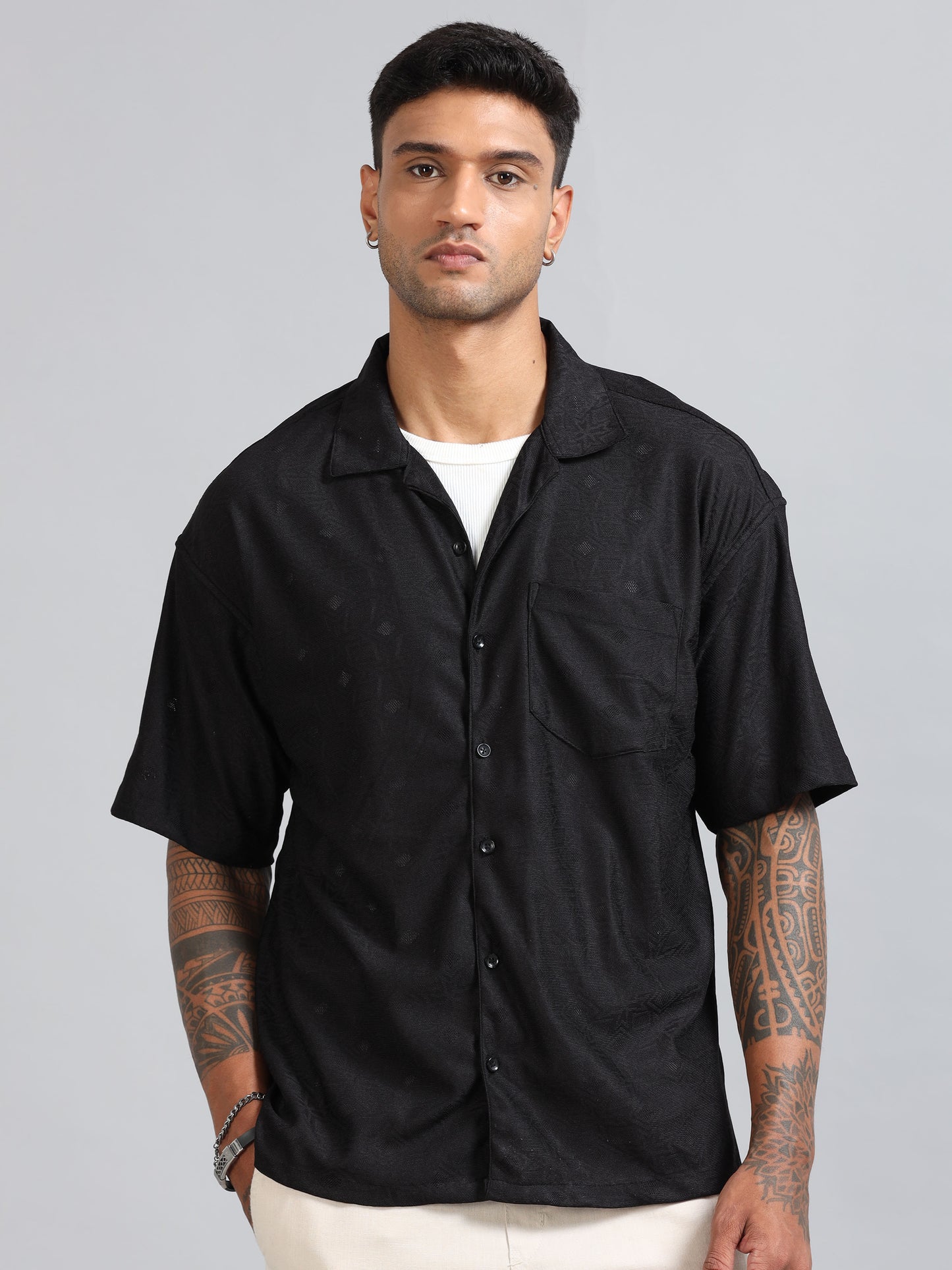 Jack Black Luster Oversized Printed Shirt