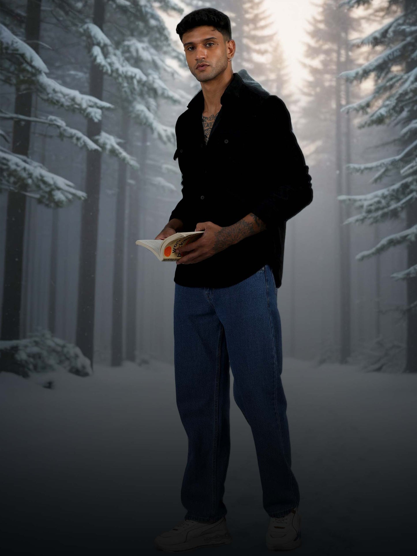 Vancouver Premium Cotton Corduroy Double Pocket Shirt