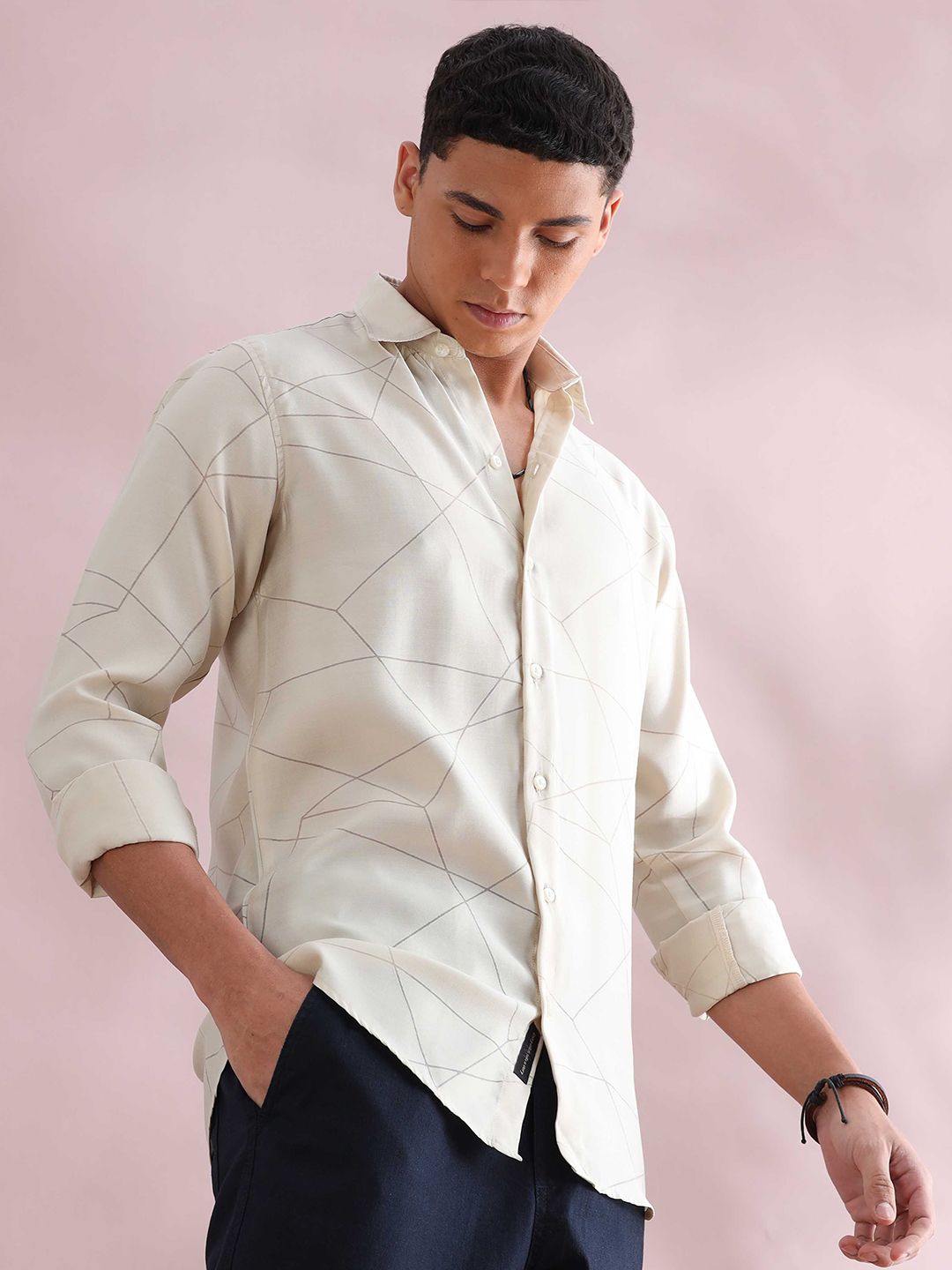 Prague Geometric Design Shirt