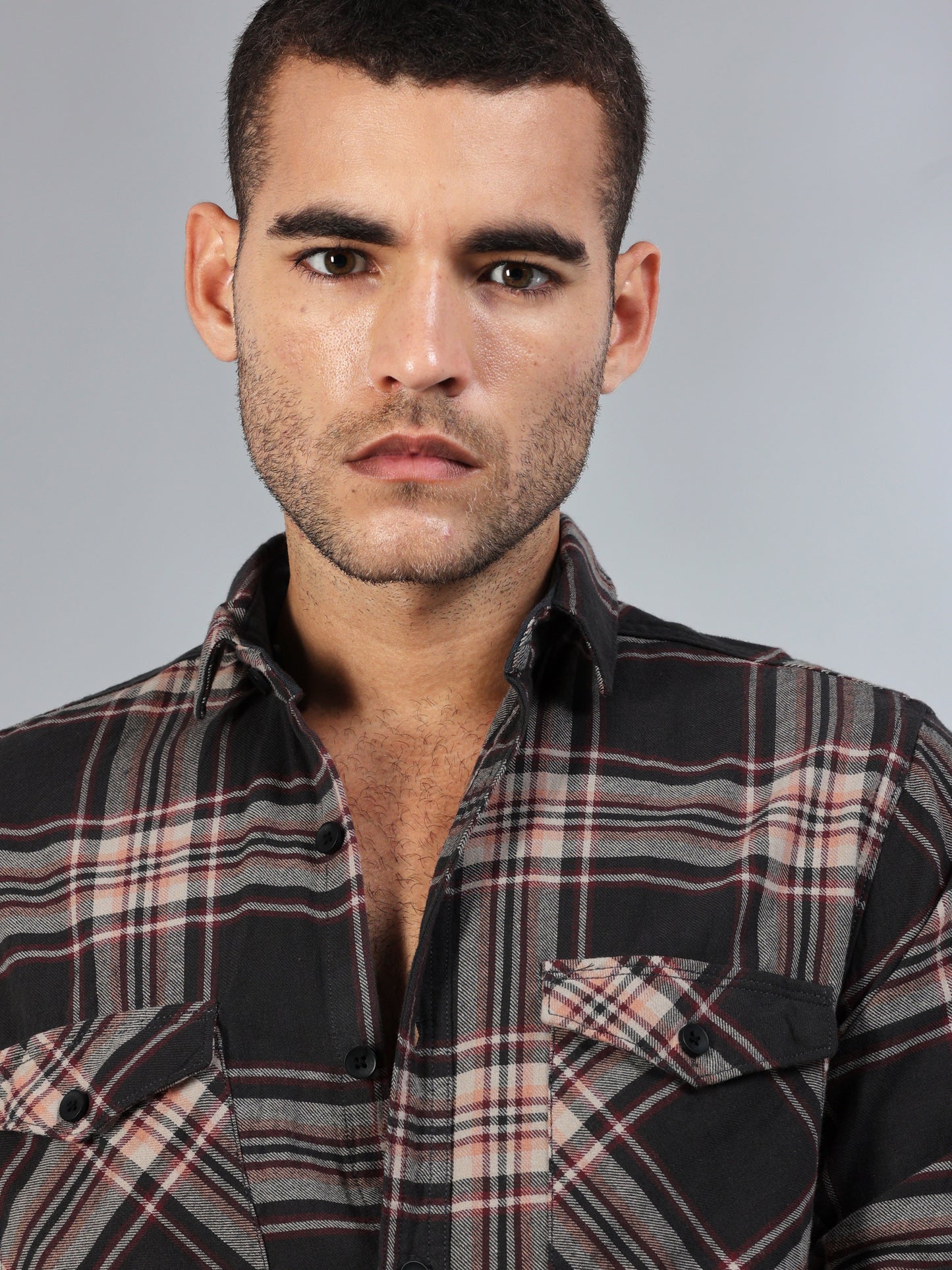 Freetown Black Brown Check Shirt