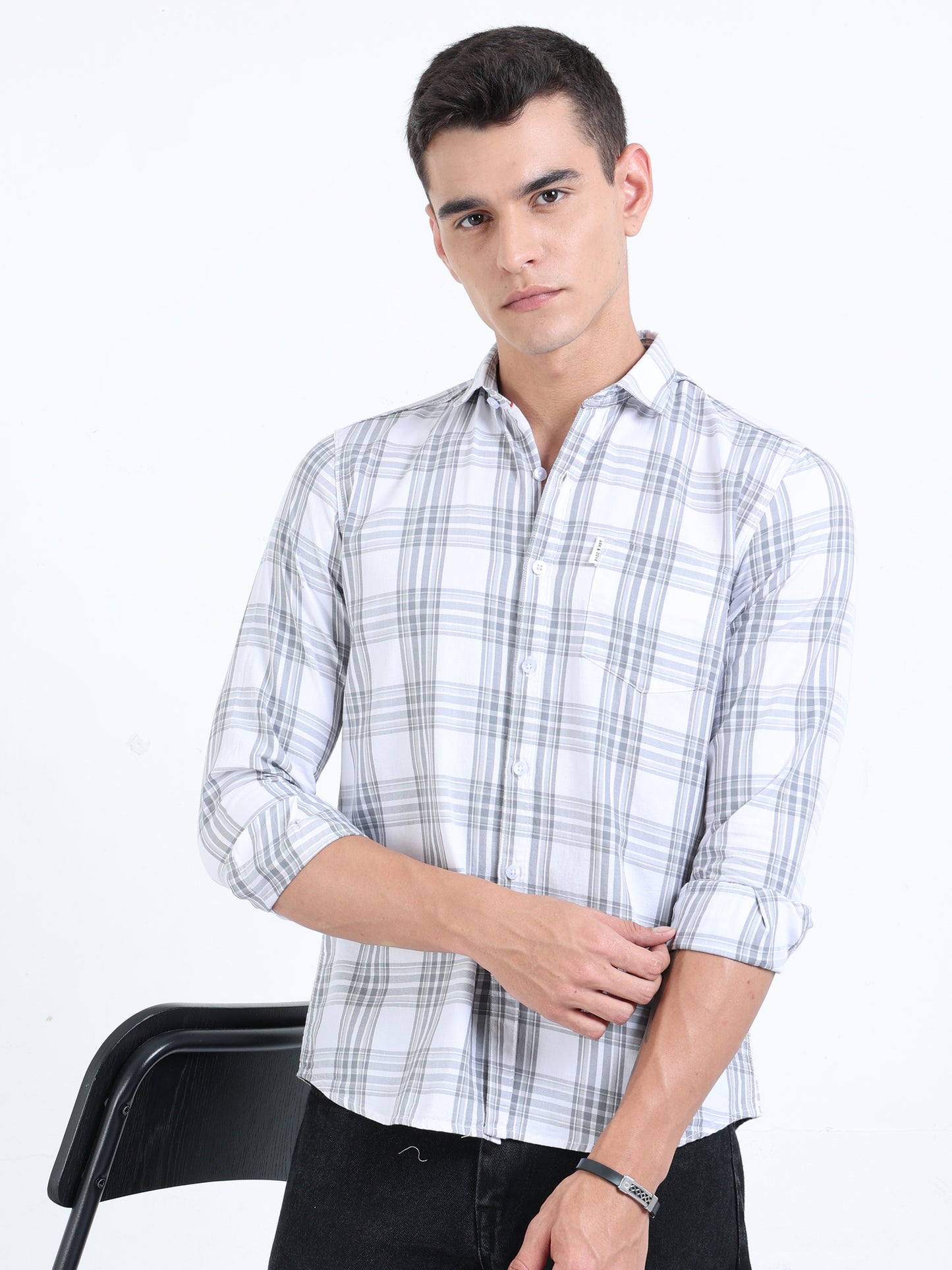 Kobe Snow Drift Blue Check Shirt