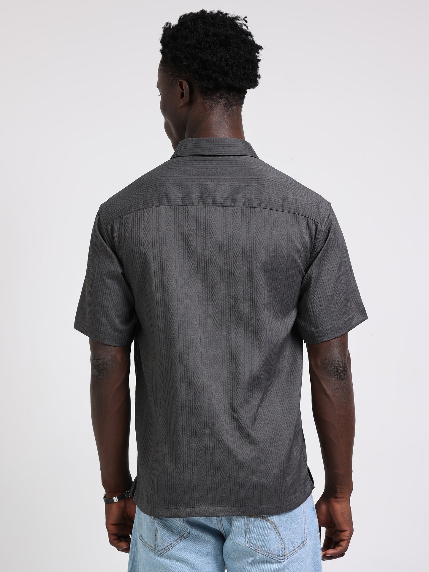 Nashville Grey solid shirt