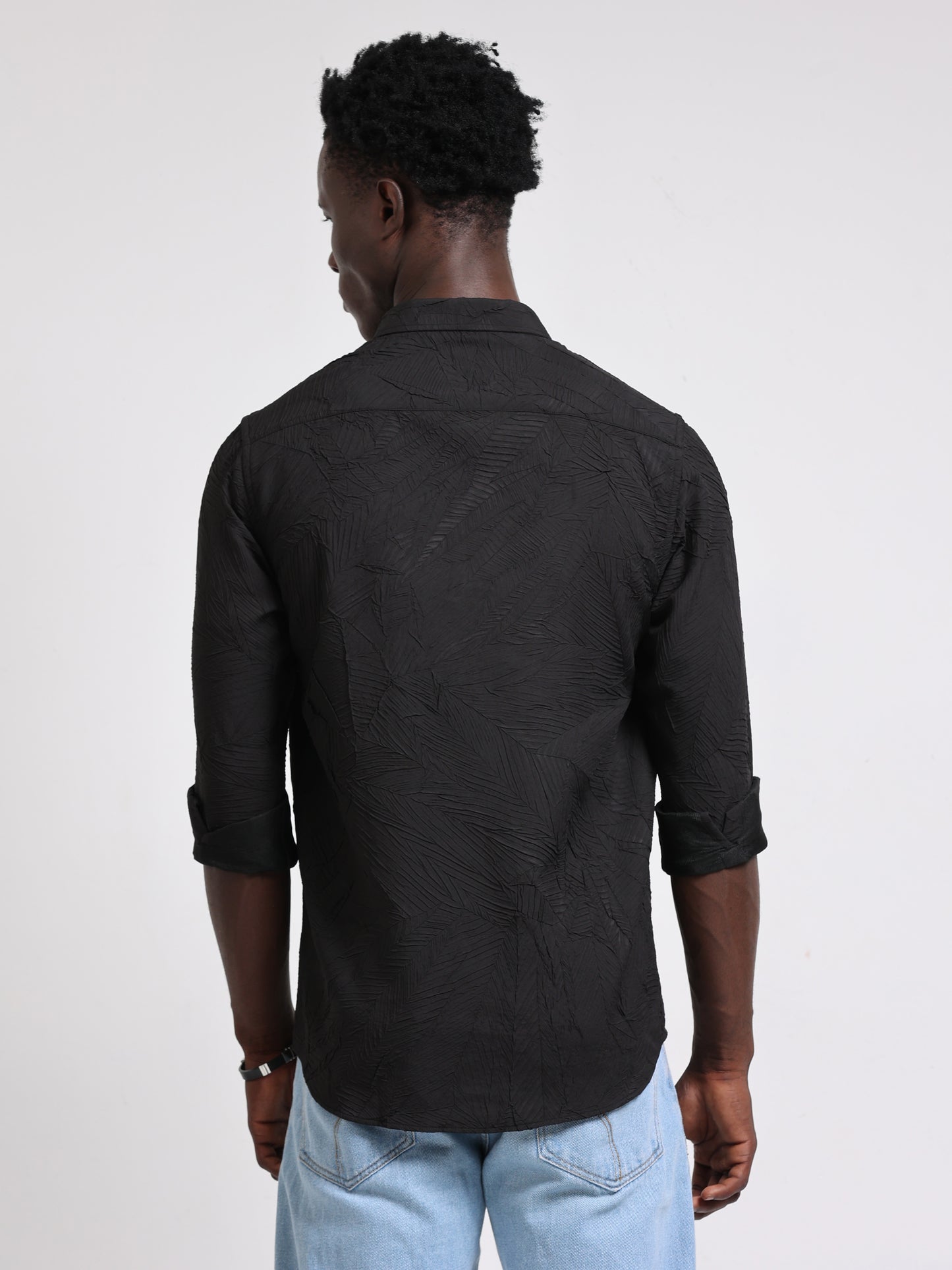 Norway Black Solid Shirt