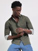 Norway green solid shirt