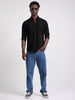 Hardford Black Solid Shirt