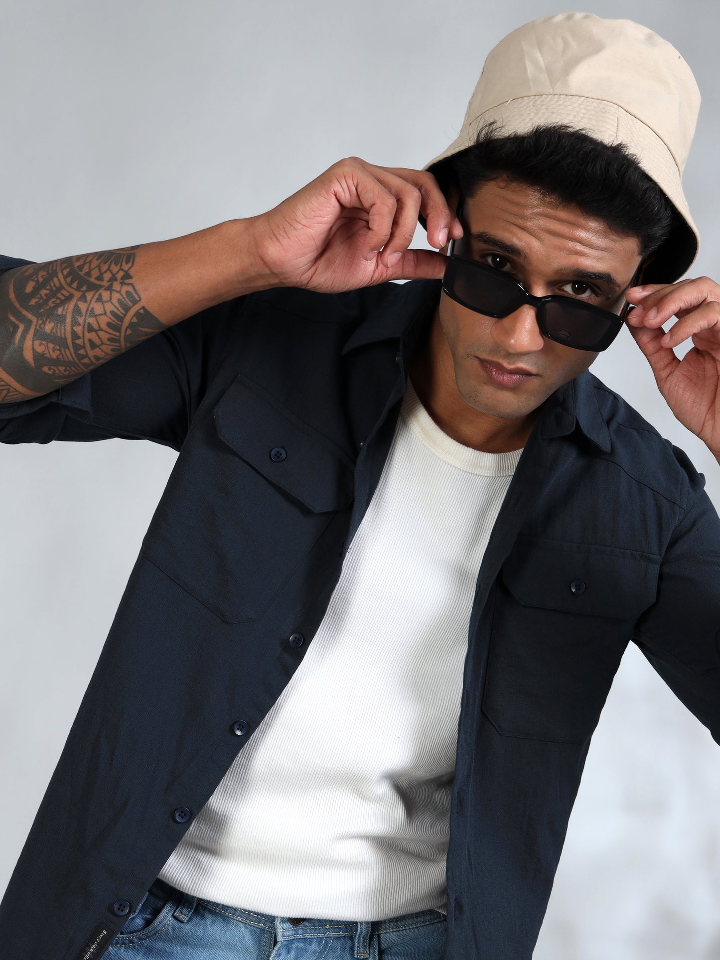 Miami Ebony Clay Solid Shirt
