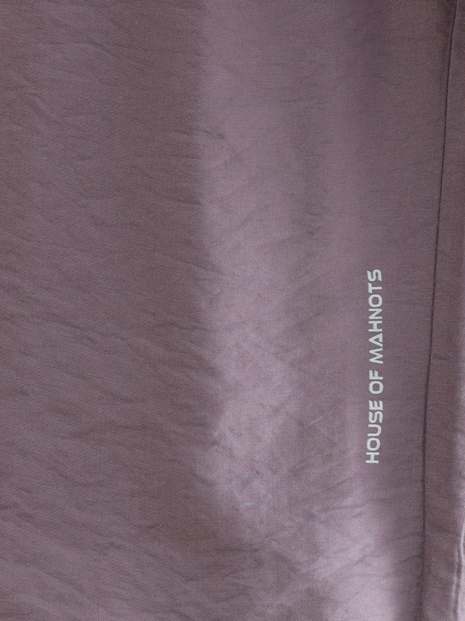 Lavender Imported Mens Solid Velvet Shirt