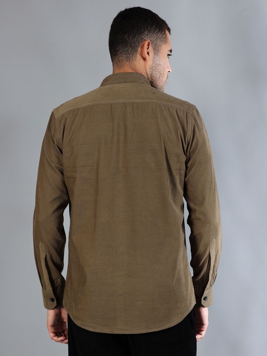 Cordoba Otter Brown Corduroy shirt