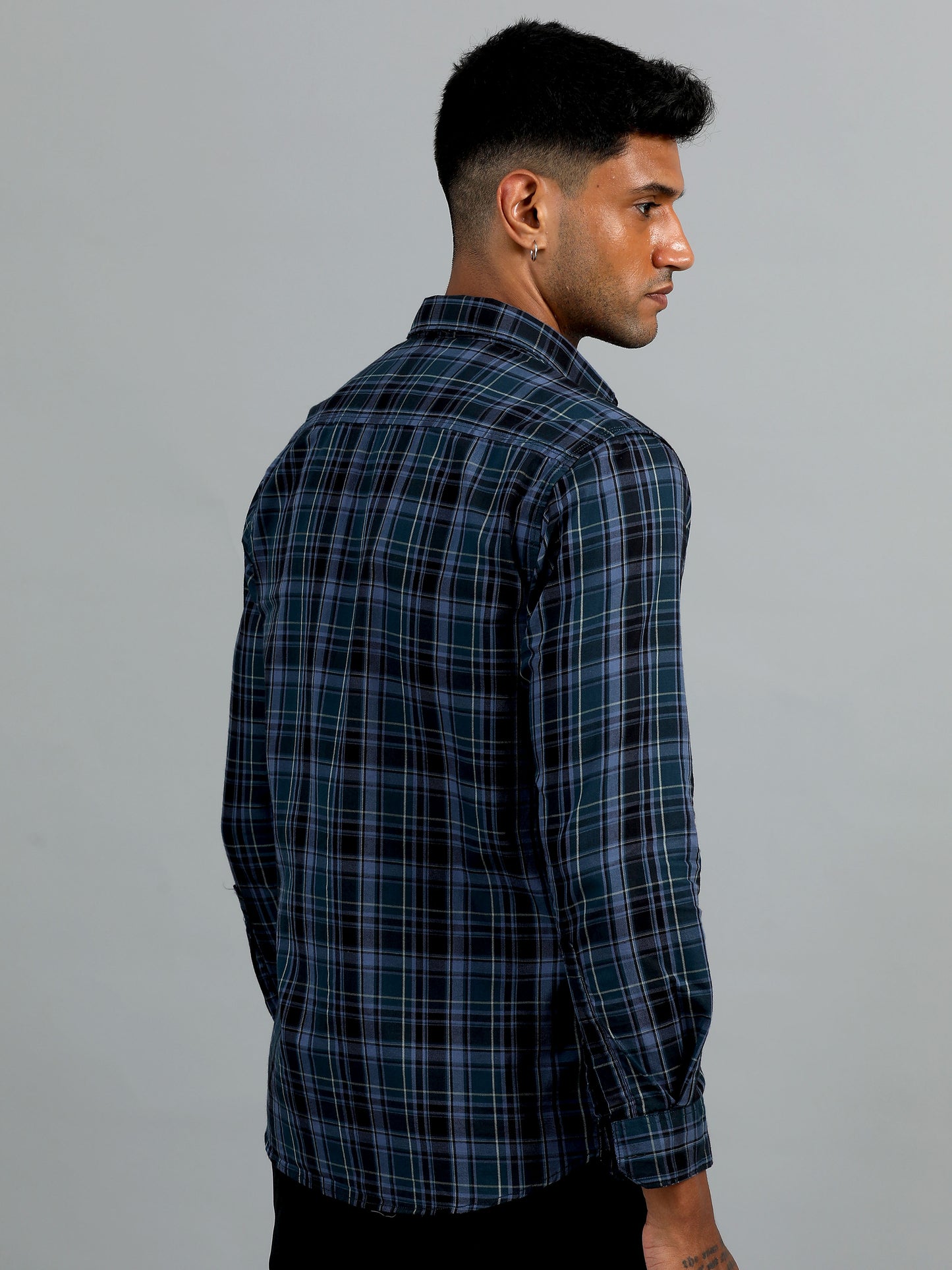 Lagos Blue Checks Shirt