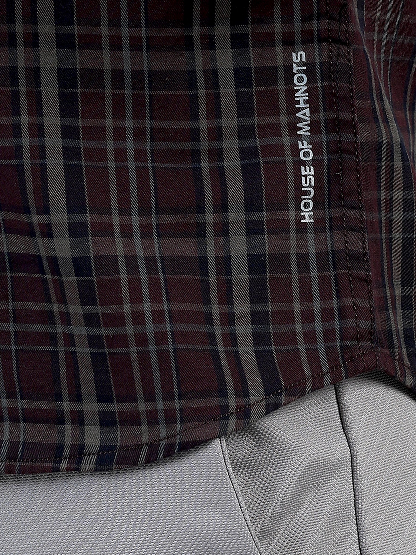Lagos Brown Checks Shirt