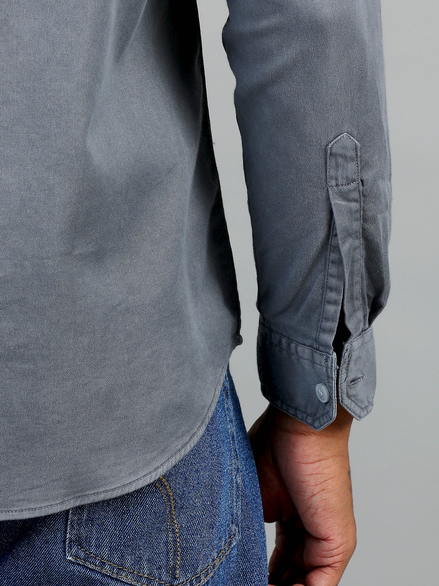 Greece Double Pocket Grey Shirt