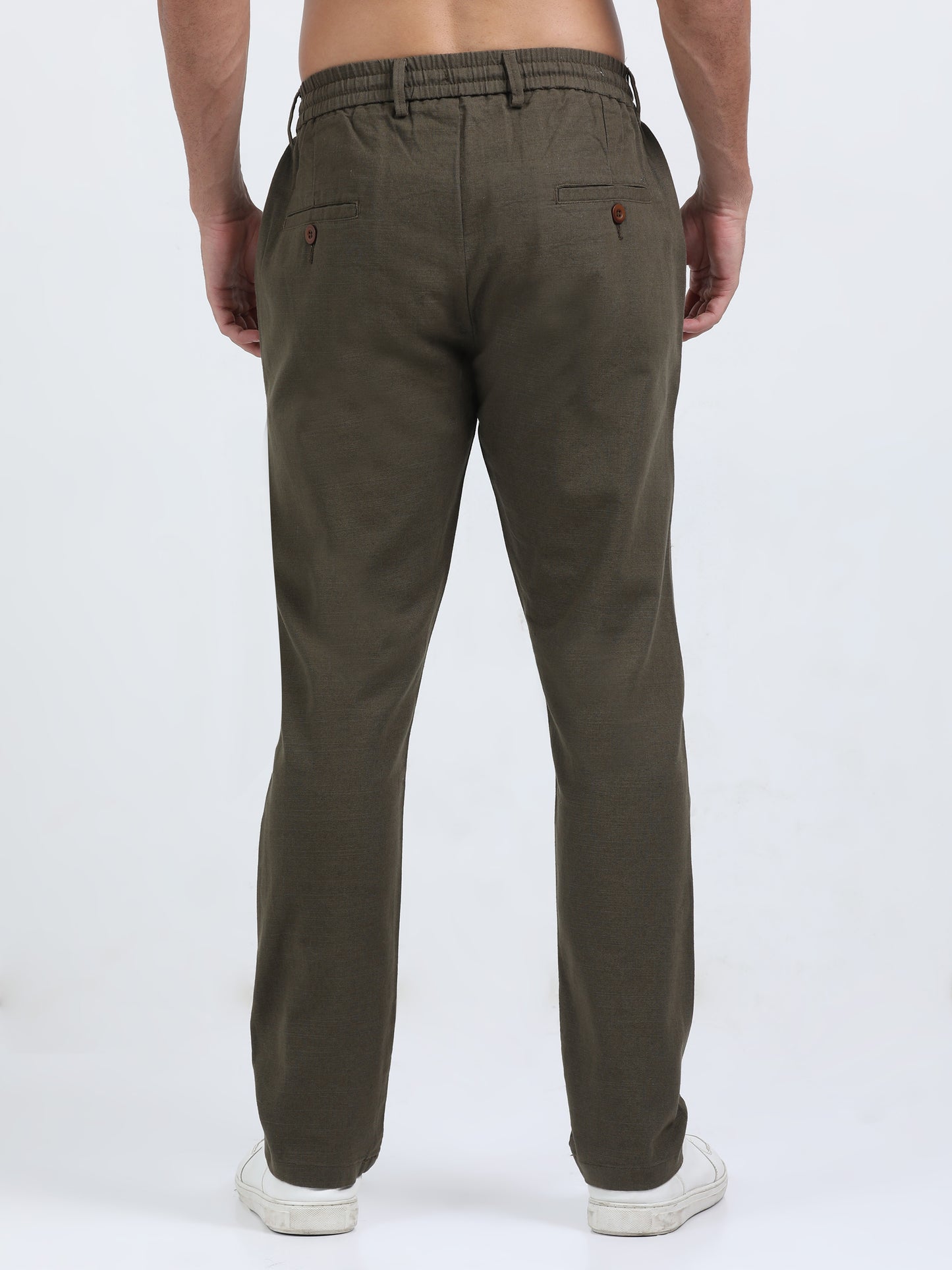 Acamar Green Linen Trouser