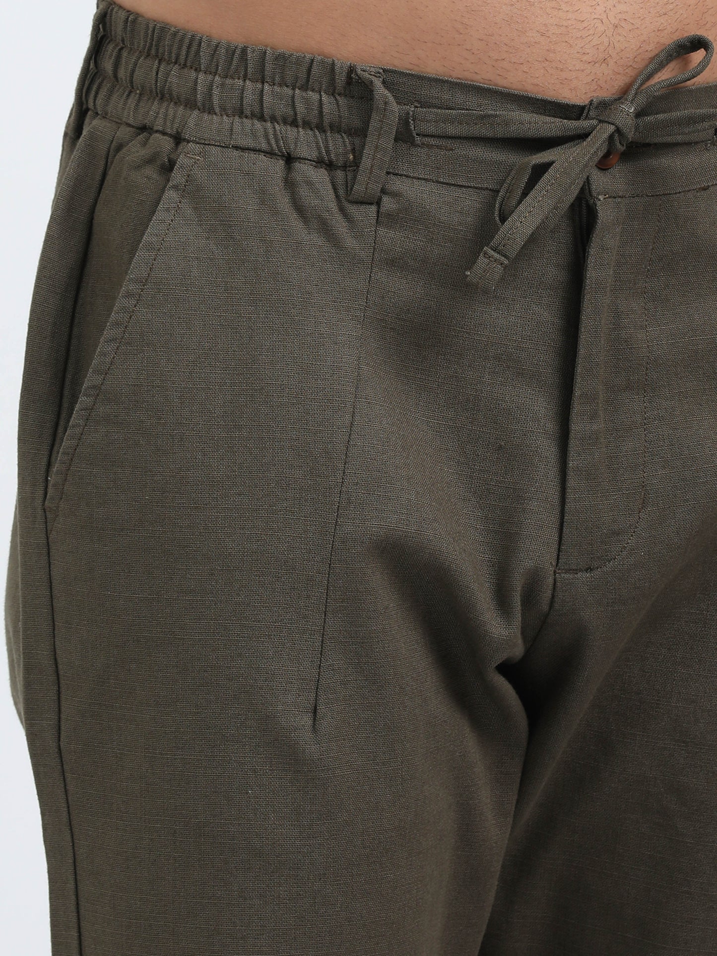 Acamar Green Linen Trouser