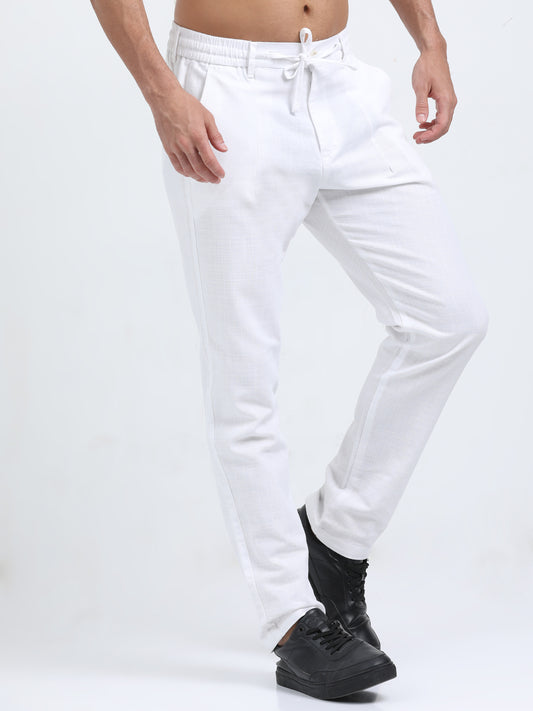 Acamar White Trouser